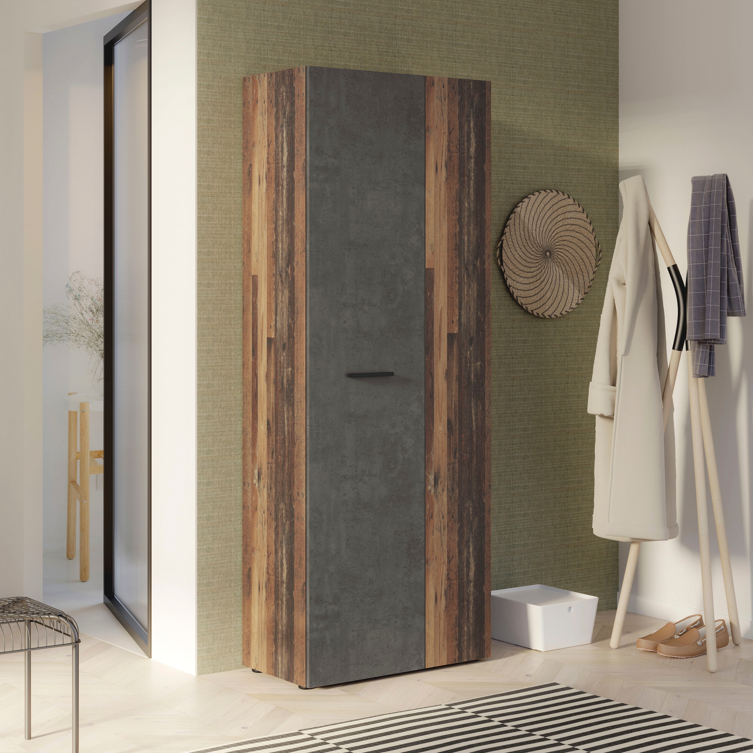 FORTE Armoire multi-usages »NET306« armoire polyvalente, étagères incluses, différents décors