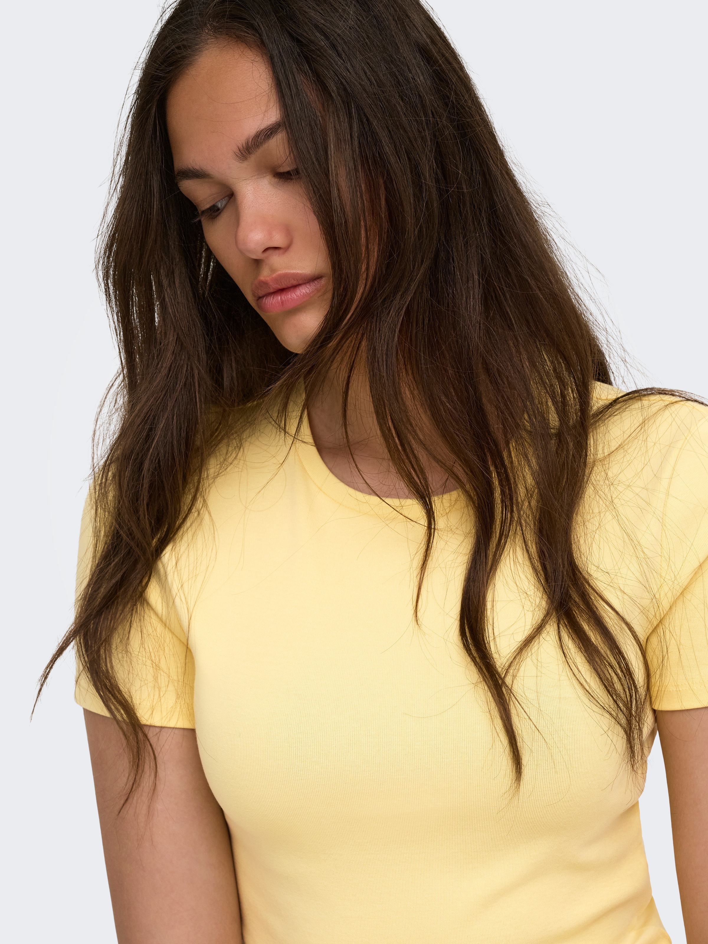 ONLY T-shirt »ONLRILEY S/S TOPJRS« mélange de coton