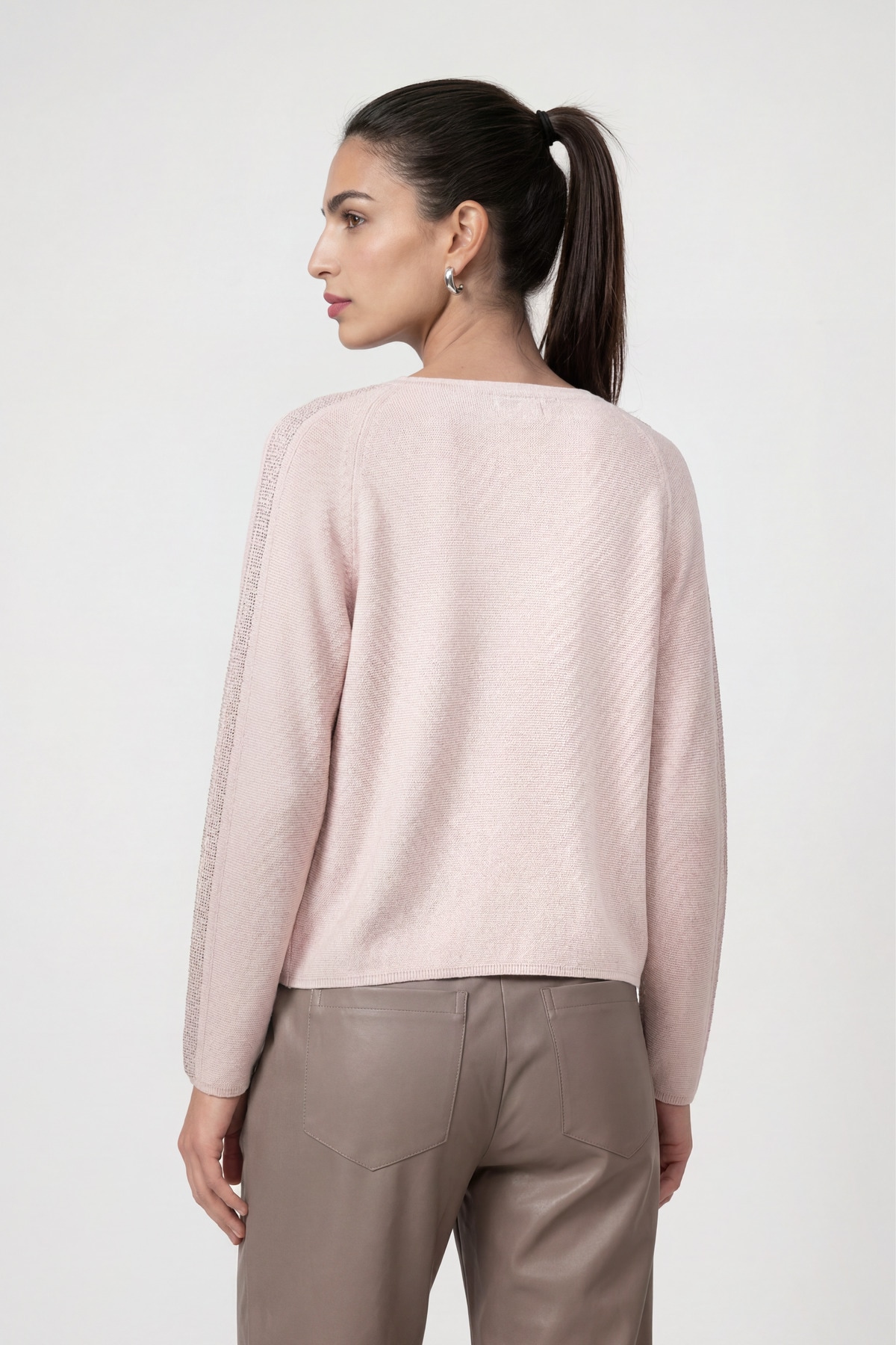 Monari Rundhalspullover »Pullover Basic Schmuck« Regular fit mit Schmuckelementen