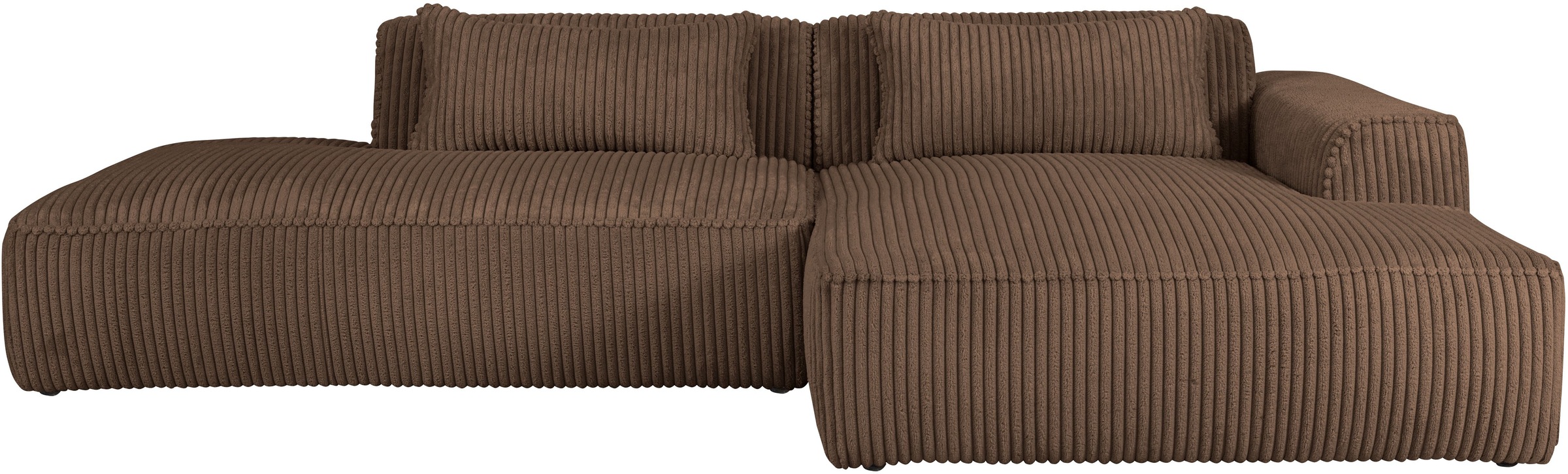 exxpo - sofa fashion Canapé d'angle »Billund modernes Designsofa, bequem und elegant, Breite 294cm, L-Form« modern, L-form, Wellenfedern, inklusive 2x Nierenkissen