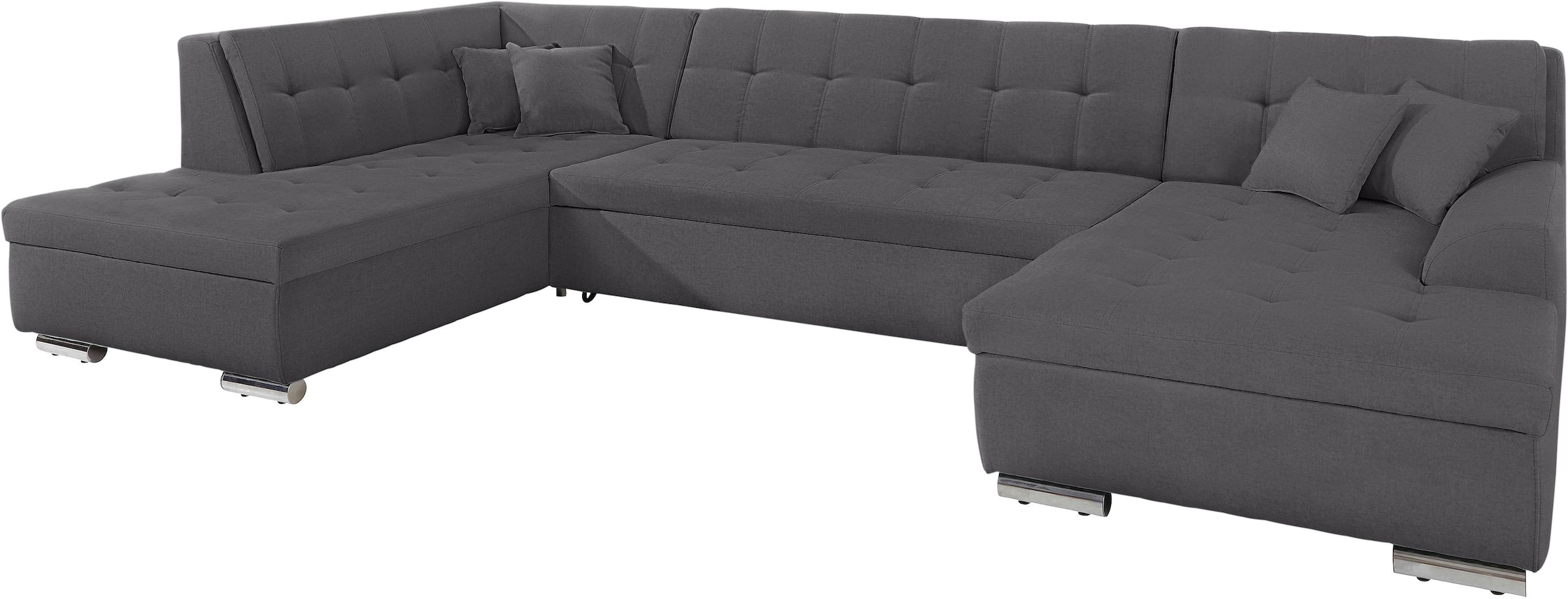 DOMO collection Paysage de salon »Aversa U-Form« wahlweise mit Bettfunktion, frei im Raum stellbar