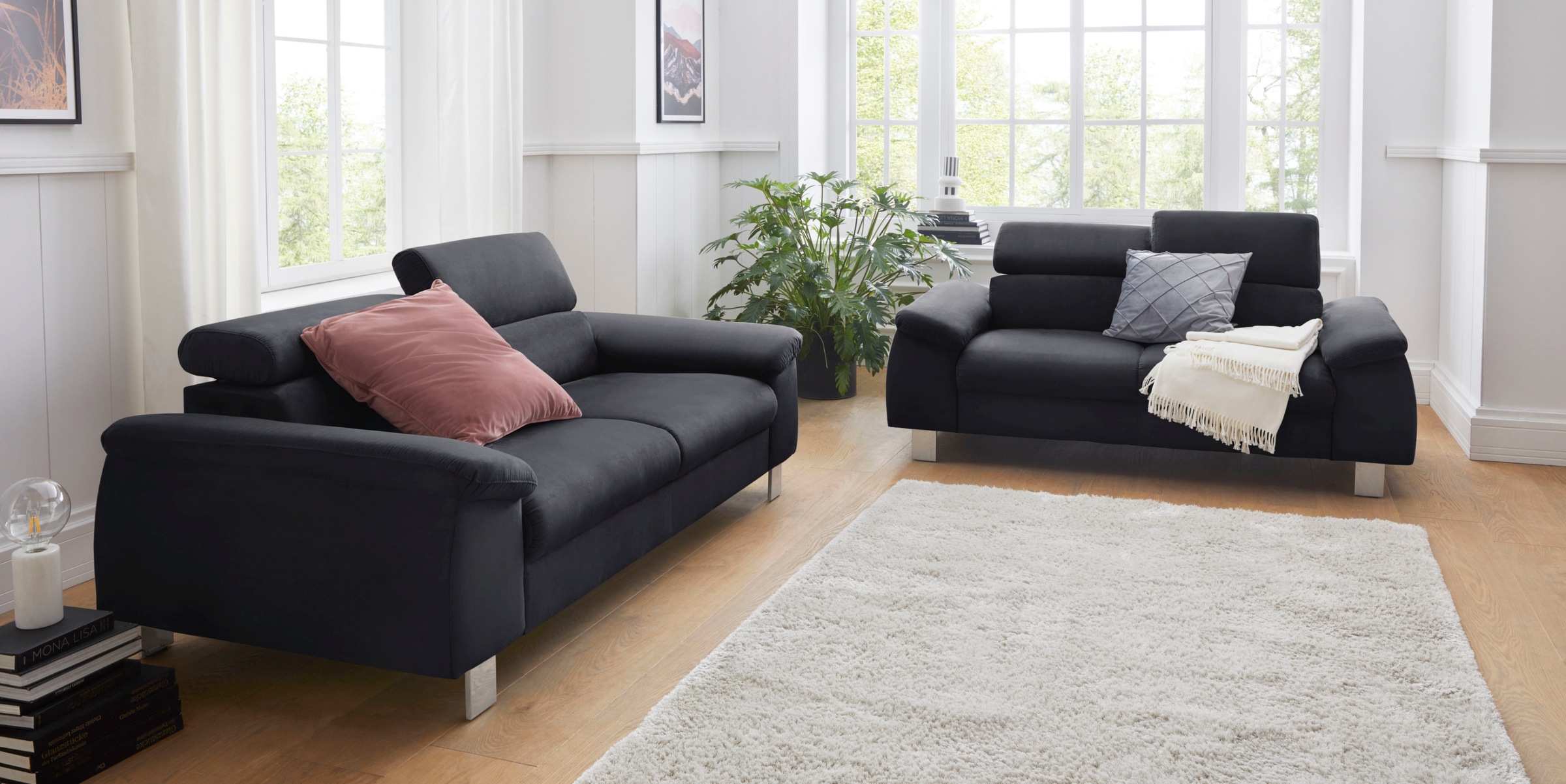 COTTA 3-places »Komaris, B: 193 cm« mit Kopfteilverstellung