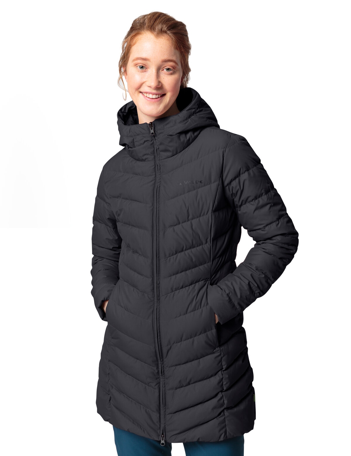 VAUDE Parka fonctionnelle 3 en 1 »WOMEN'S ANNECY 3IN1 COAT III« 2 cuis tlg. avec capuche avec remplissage en duvet et plumes, imperméable et coupe-vent