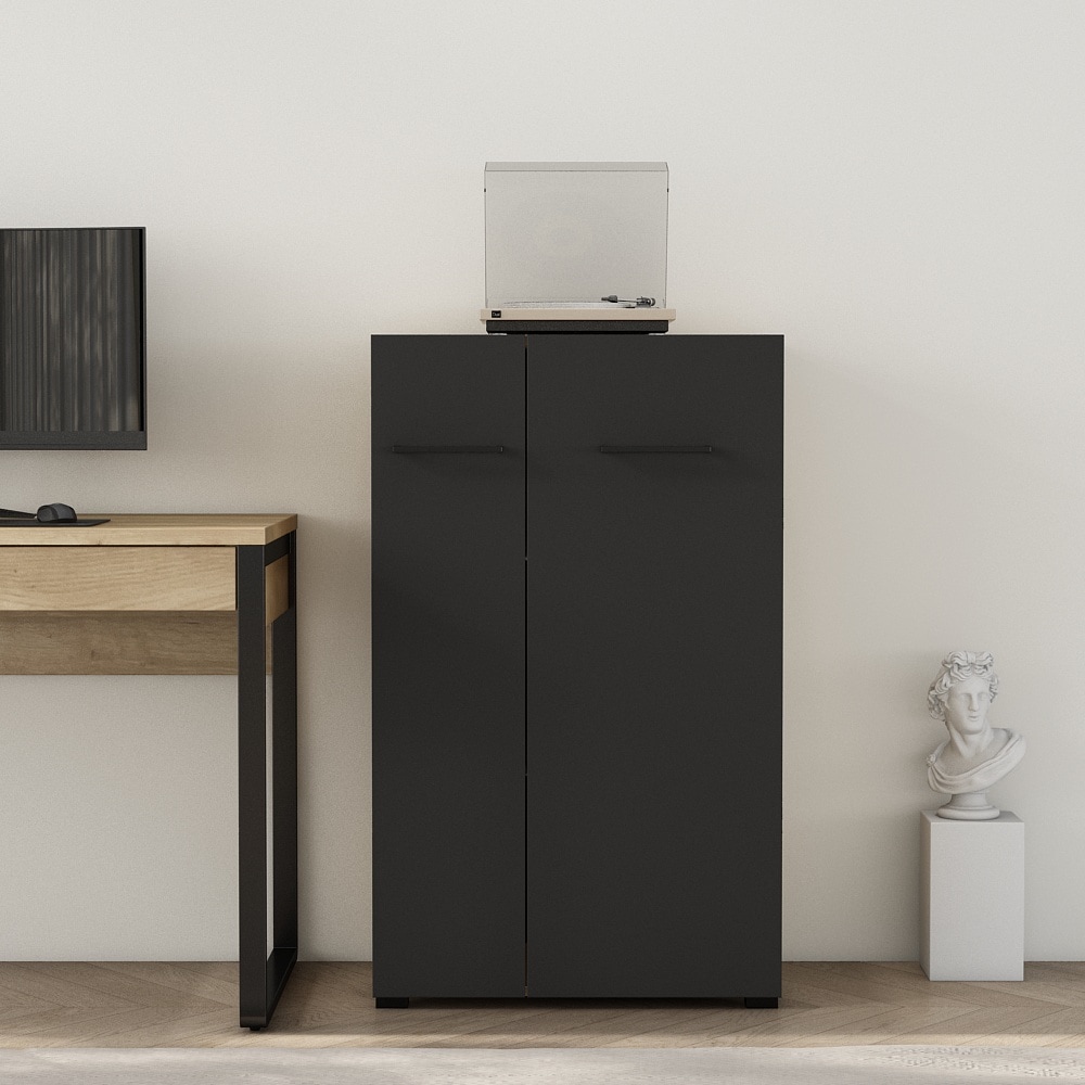 PLACES OF STYLE Aktenschrank »Moid; Mehrzweckschrank,« moderne Kommode mit viel Stauraum, Masse 64,5 x 41,5 x 106 cm