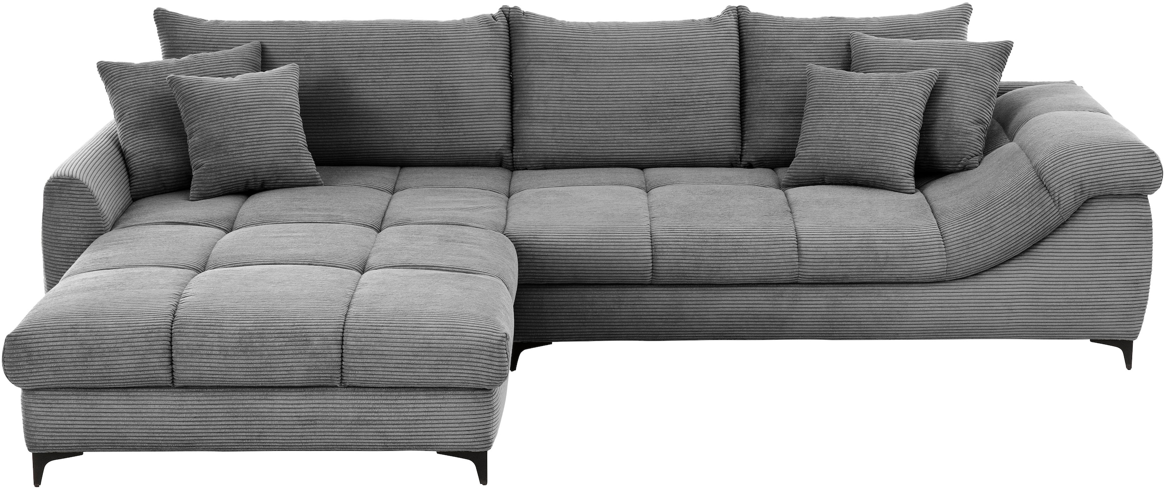 Mr. Couch Canapé d'angle »Ronaldo, L-Form, wahlweise mit Kaltschaum« wahlweise mit Kaltschaum