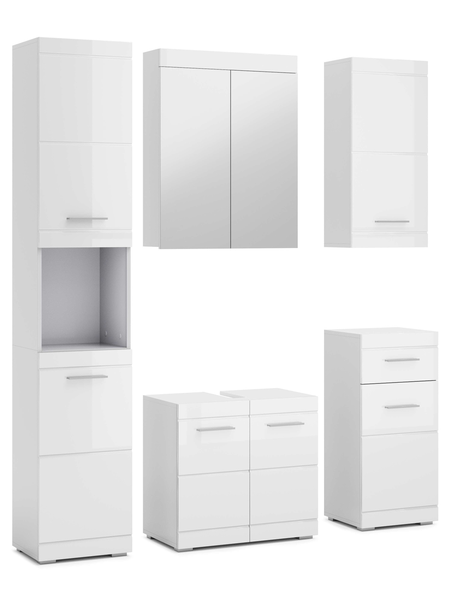 GOODproduct Ensemble de meubles de salle de bain »Föhr« Ensemble, 5 cuis tlg.