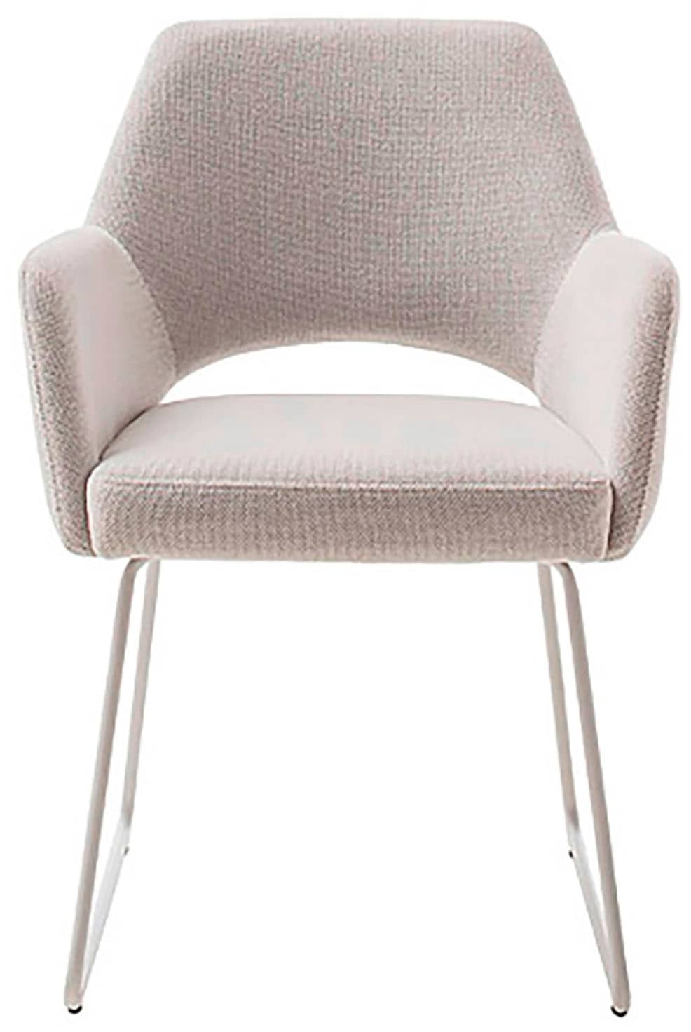 MCA furniture 4-Fussstuhl »BEVERLY« (Set) 2 Stk.Esszimmerstuhl,Chenilleoptik,360°drehbar,Sitzhöhe 49cm,belastbar 120kg