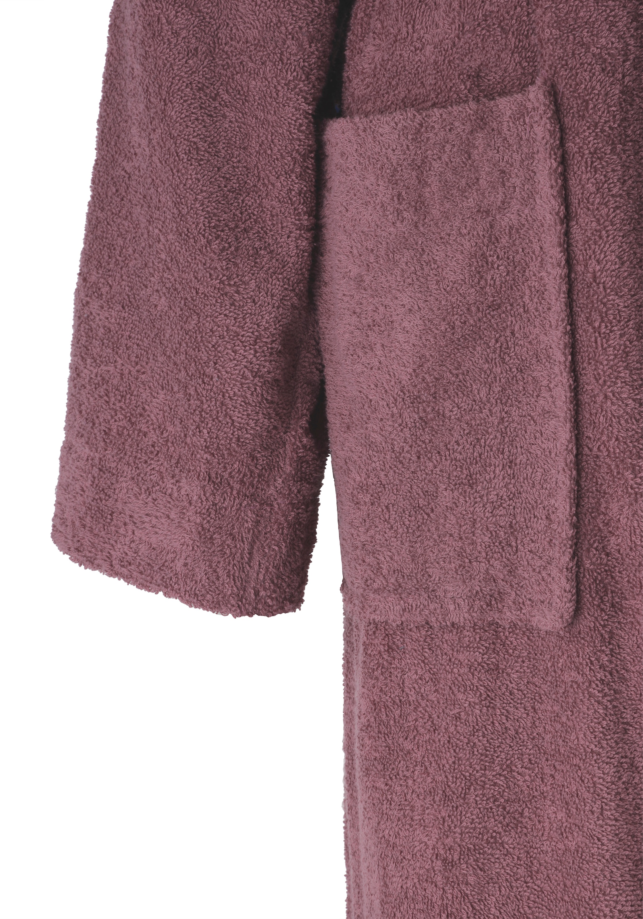 Bruno Banani Peignoir de bain unisexe »Robby, ideal für Sauna & Spa, Standard, Premium und Überlänge« 1 cuis robes de chambre pour dames & hommes, coton, avec poches, sauna, XS-3XL