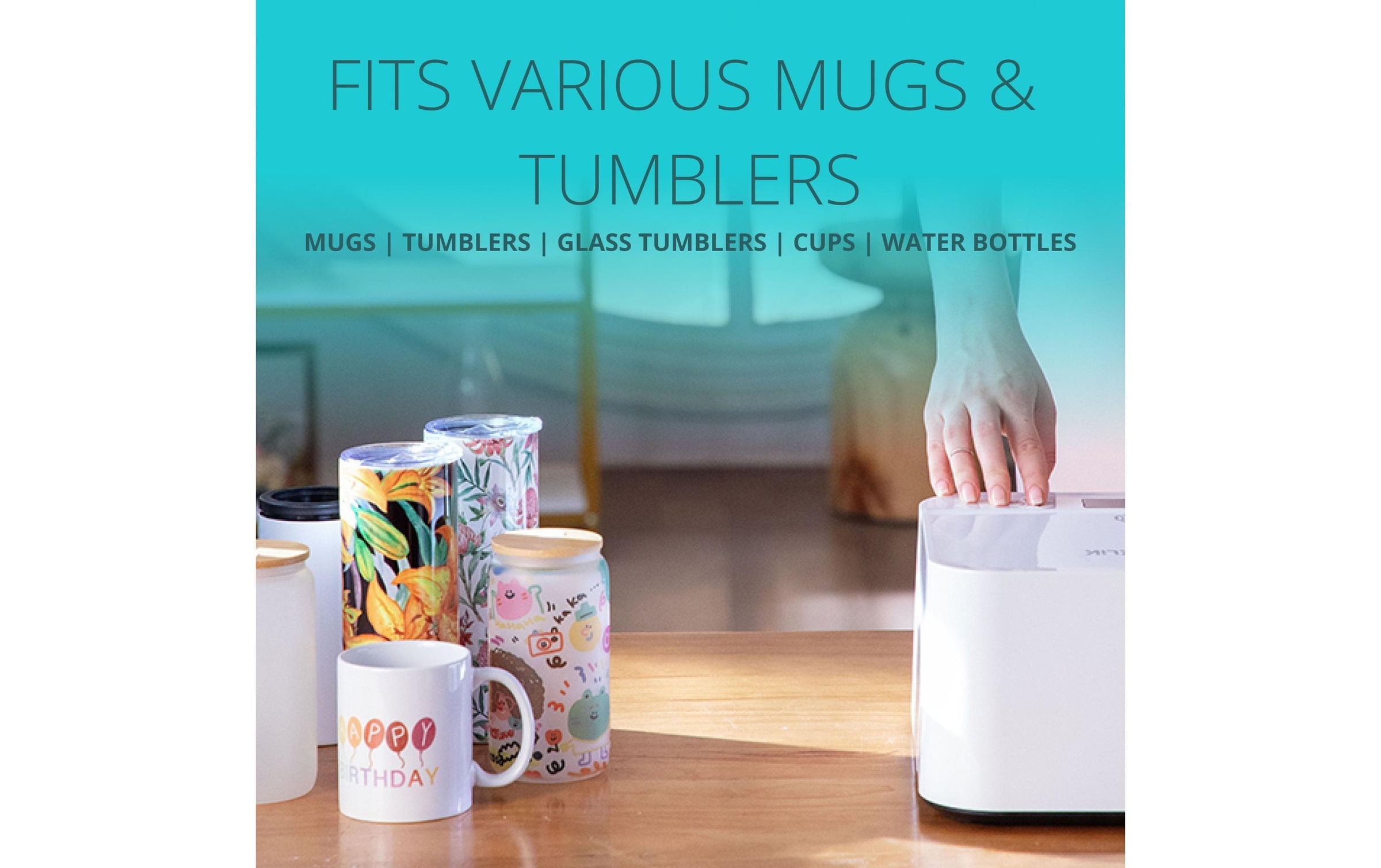 LOKLIK Handpresse »Auto Tumbler« Heizplattengrösse: 32,5 x 27,8 cm