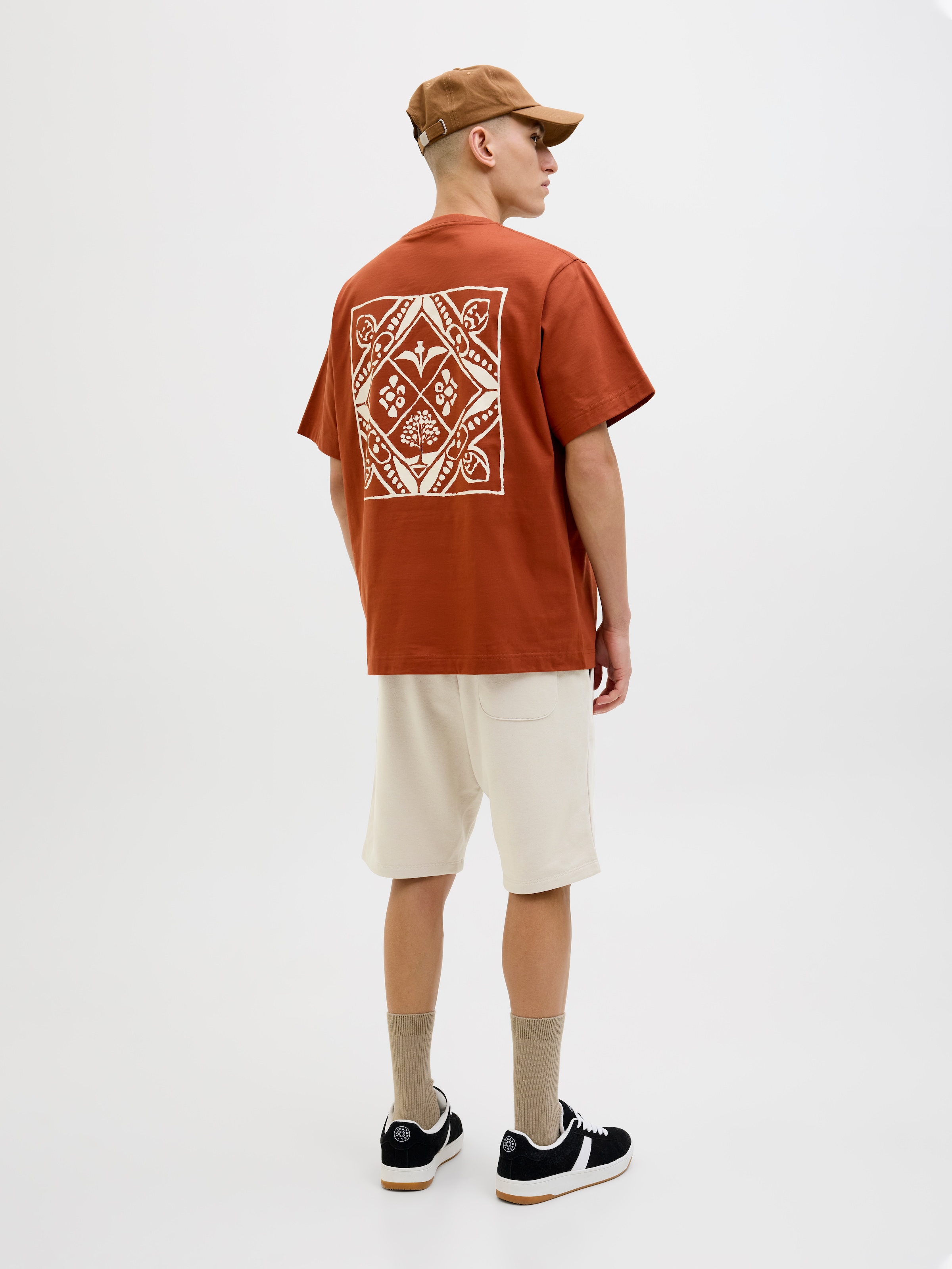 Jack & Jones Sweatshorts »JPSTGORDON mit elastischem Bund«  uni, à la mode, coupe régulière, tissu tissé
