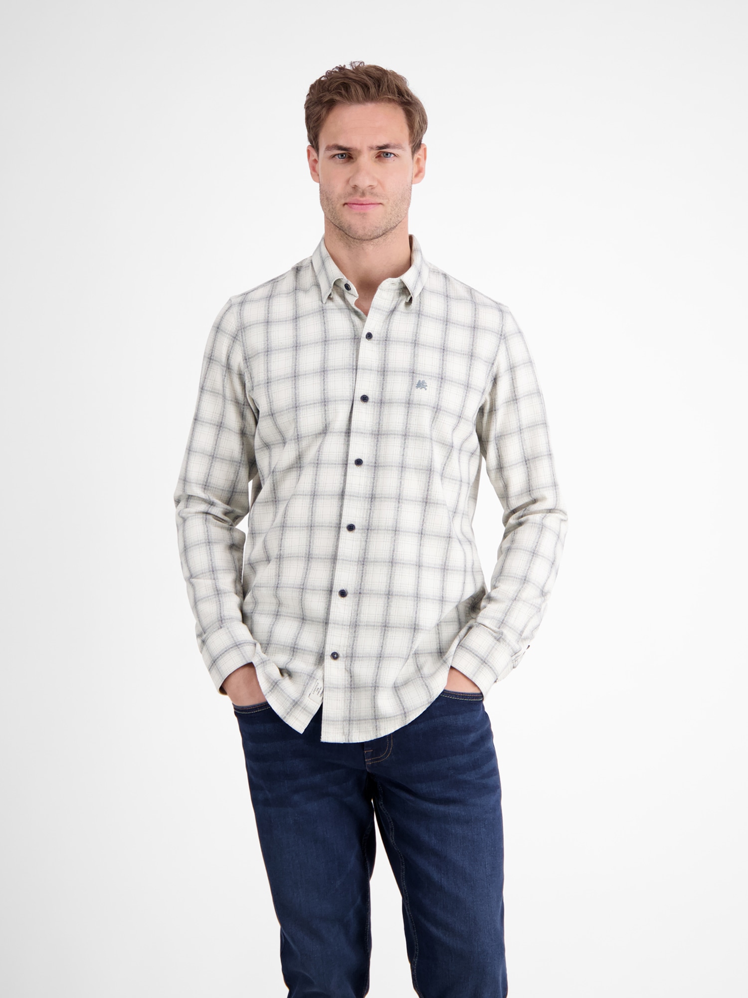 LERROS Chemise à carreaux »Karohemd für Herren - zeitlos, vielseitig und stilvoll«