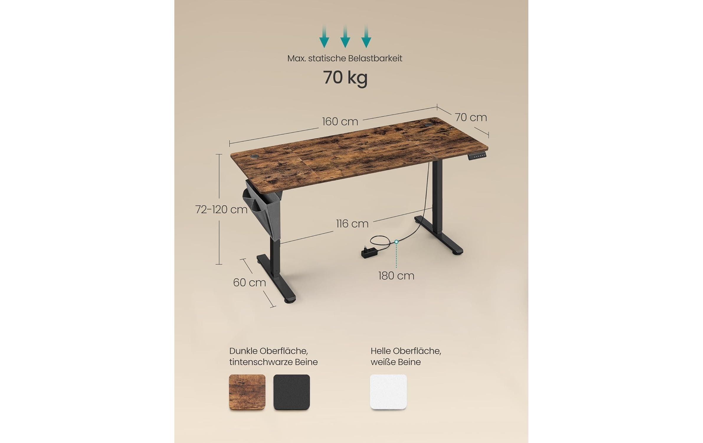 SONGMICS Bureau »160 x 70 cm«