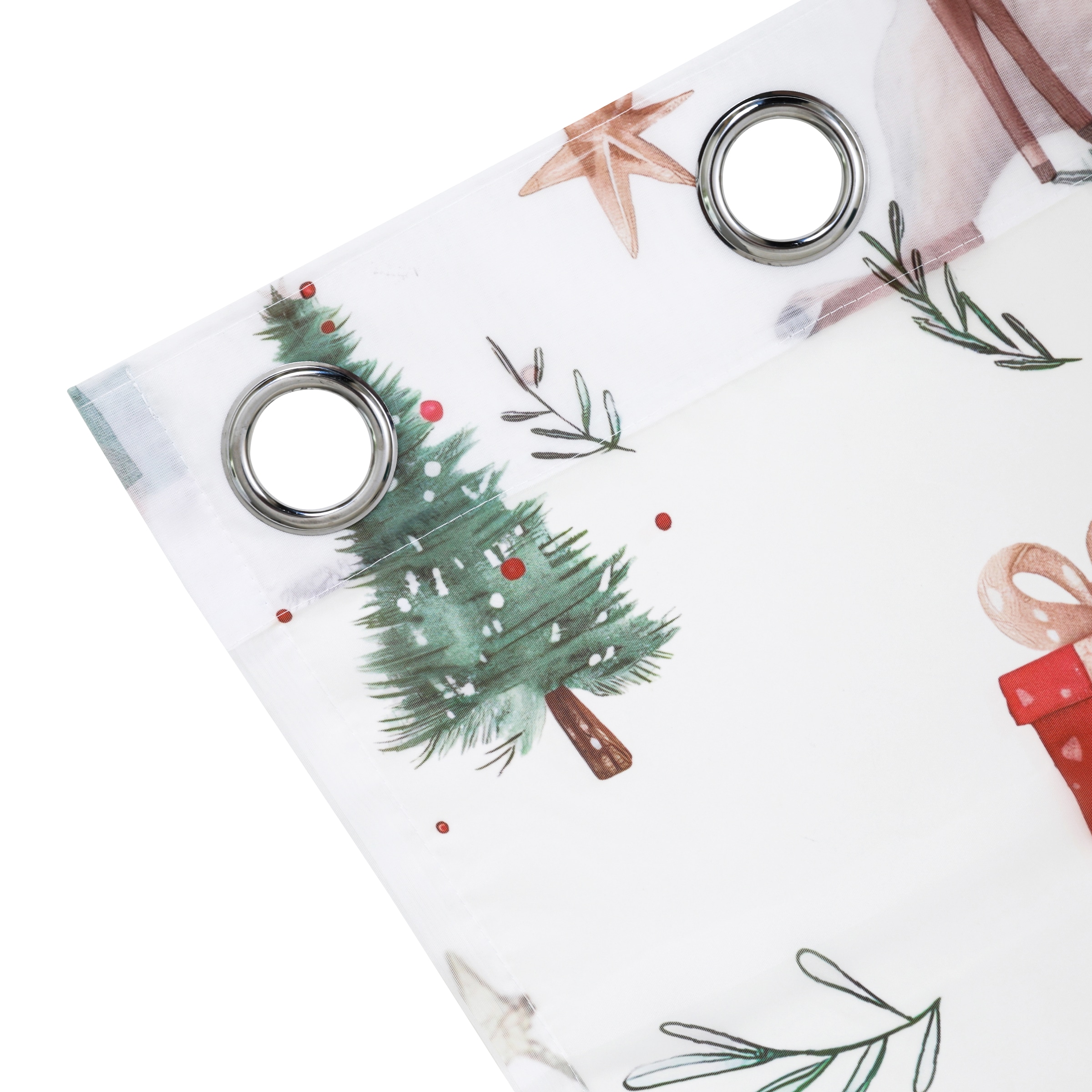 GOODproduct Gardine »Olwyn« Ösen 1 Stk. tlg. weihnachtlich