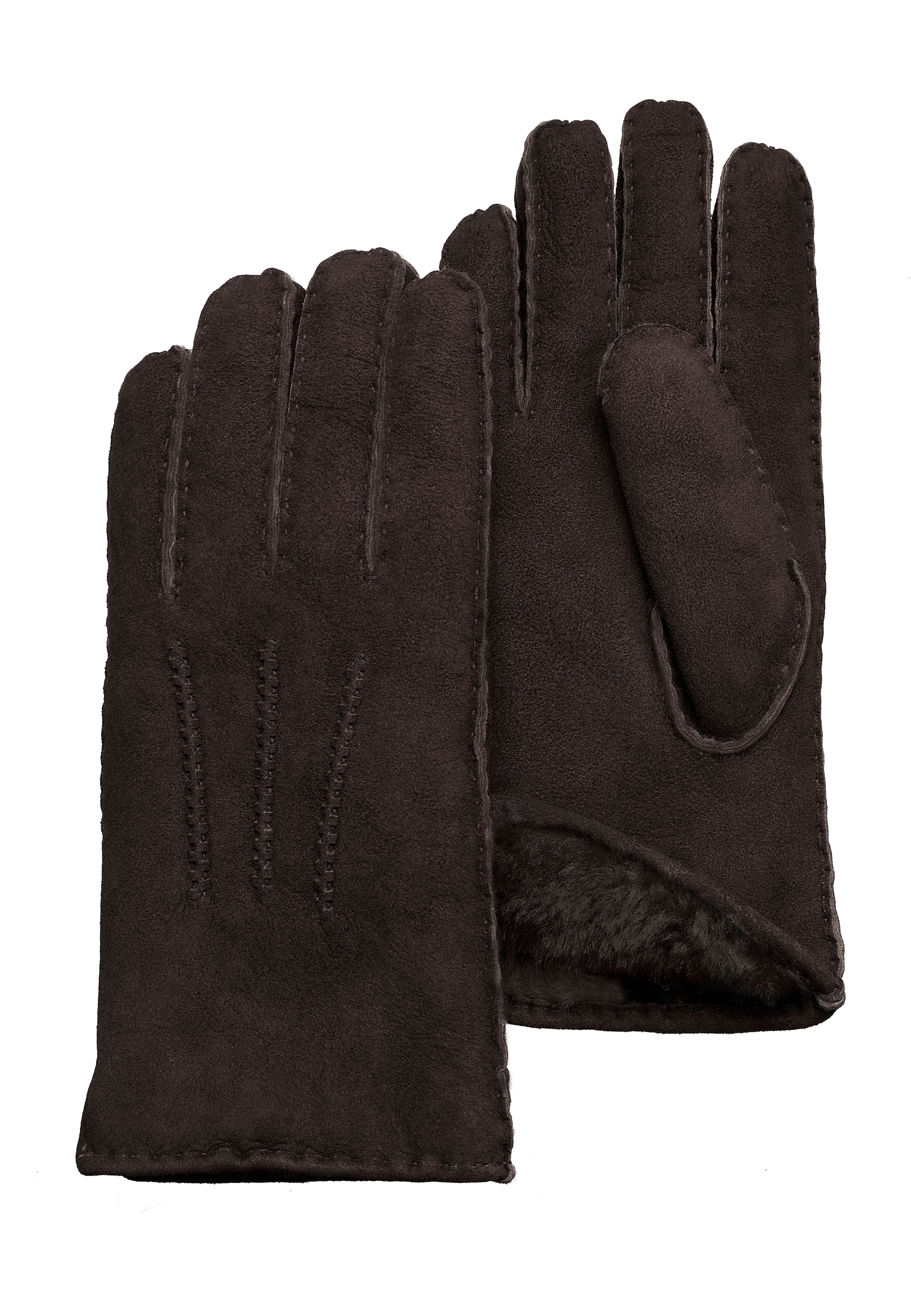 PEARLWOOD Gants en cuir »NORTH« 1 Paar,  warm gefüttert,  Ziernähte, Temperaturregulierend
