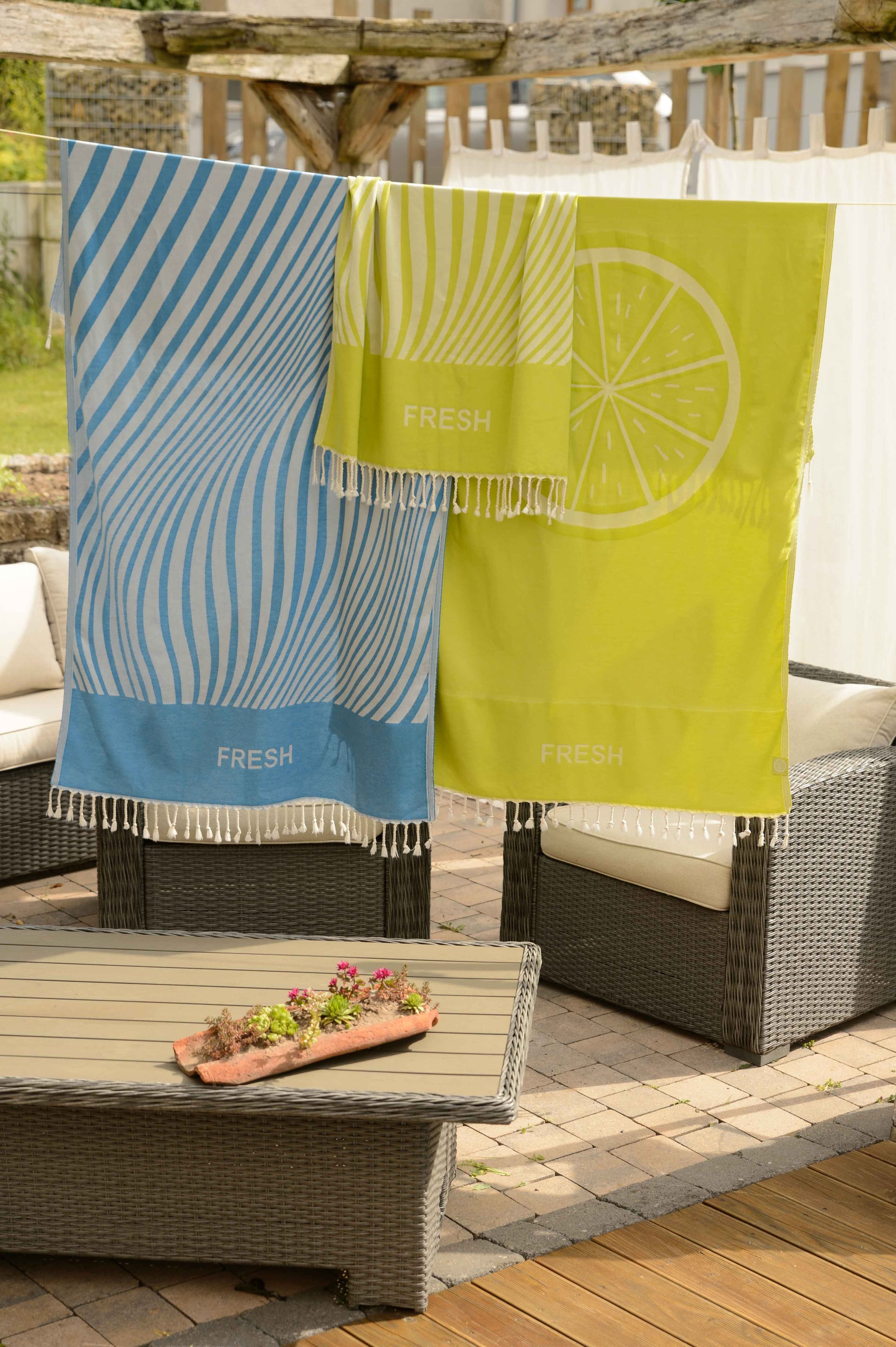 Wewo fashion Drap de hammam »9850ST« Hamamtuch