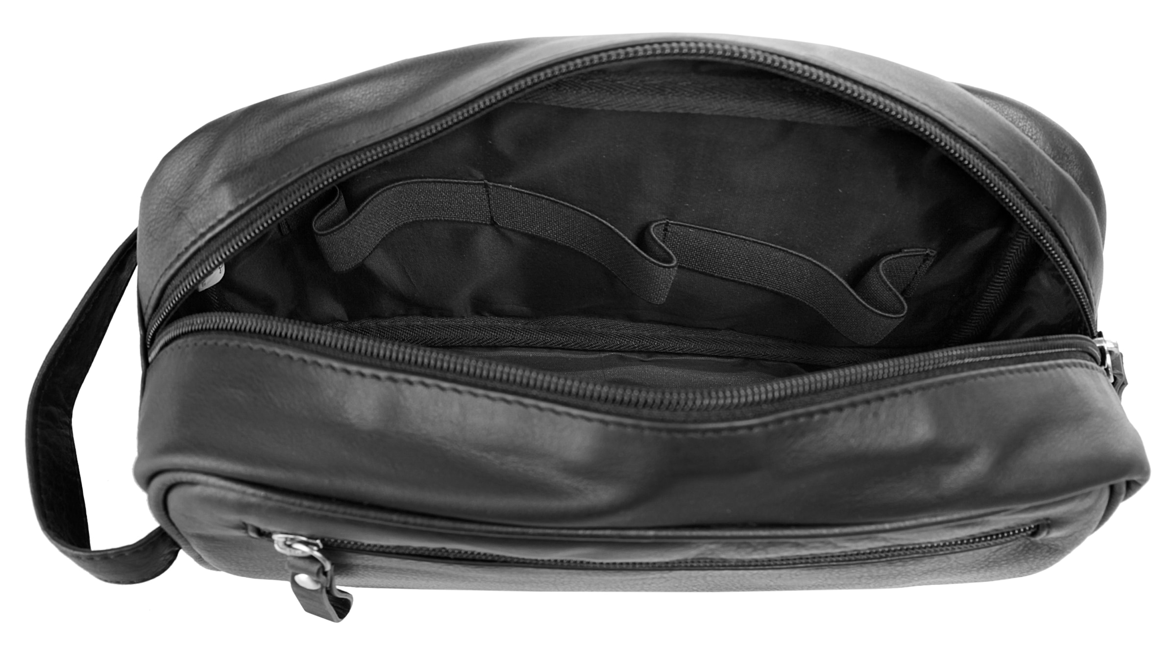 BODENSCHATZ Nécessaire de toilette »BODENSCHATZ Herren, Damen echt Leder« cuir véritable
