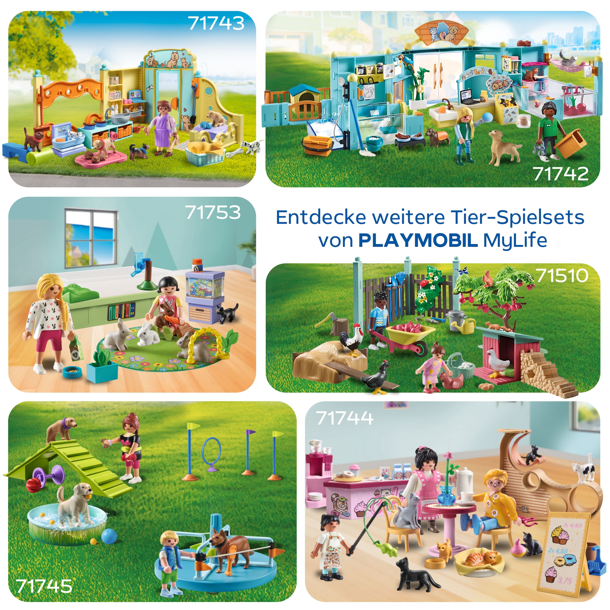 Playmobil® Konstruktions-Spielset »Tierhotel (71742), Playmobil My Life« Made in Europe