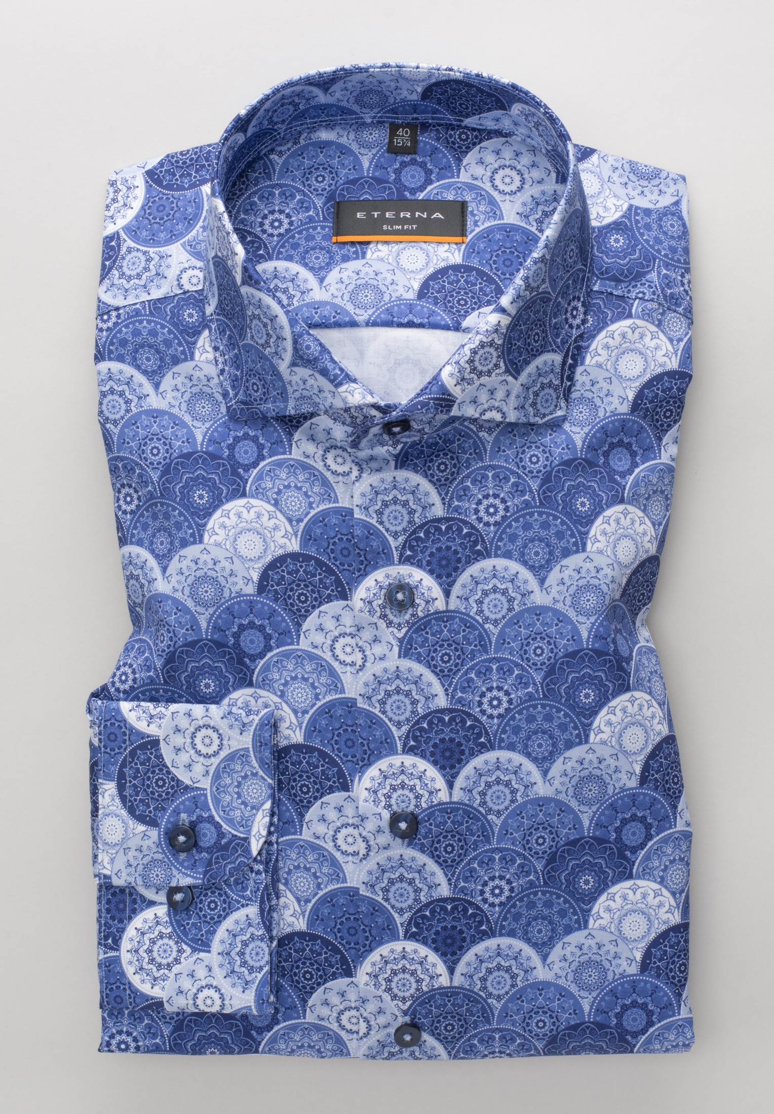 Eterna Langarmhemd »SLIM FIT« NON IRON (bügelfrei)