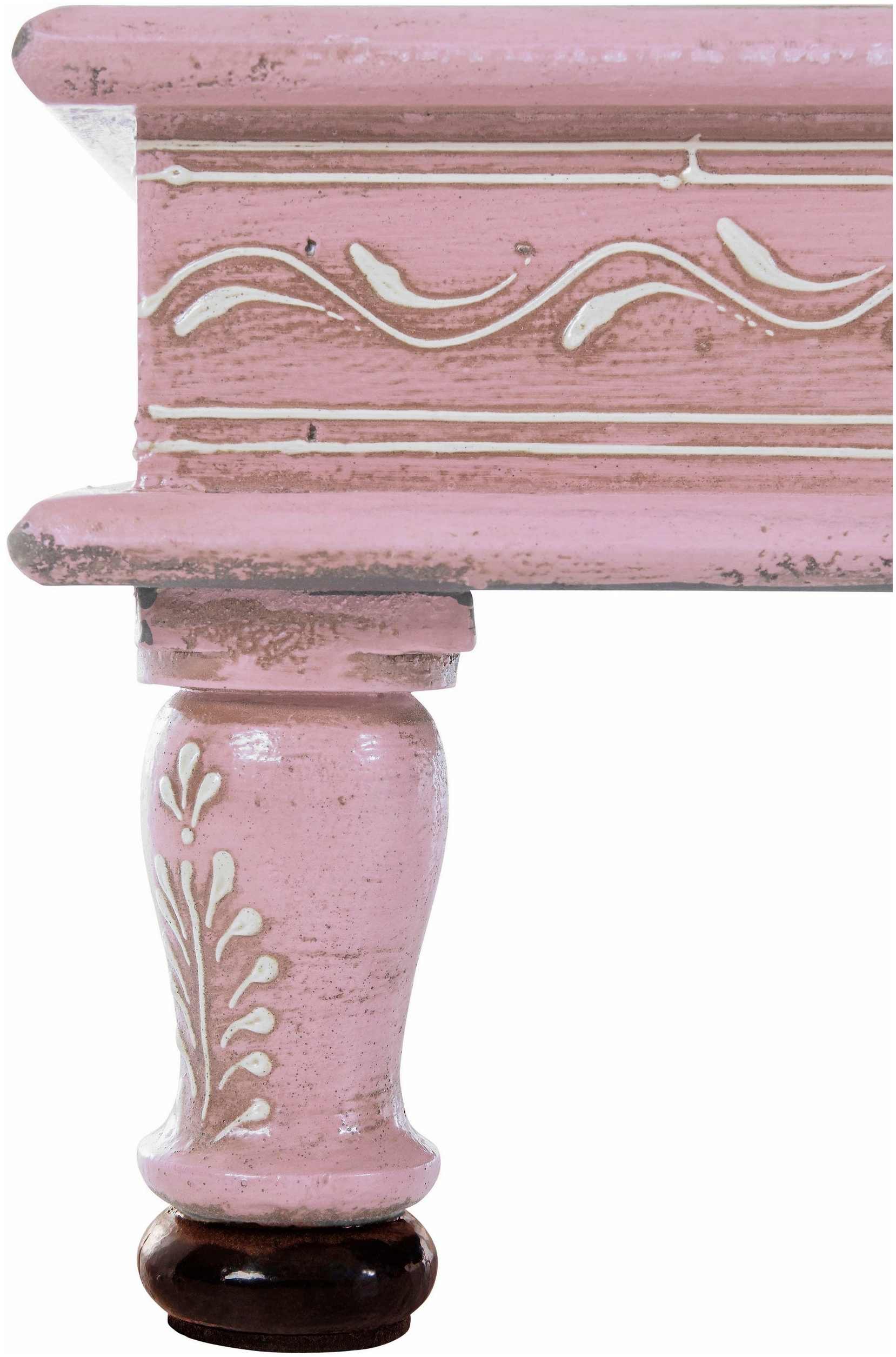 GOODproduct Table d'appoint »Bajo« bois de manguier, peint à la main, largeur 40 cm