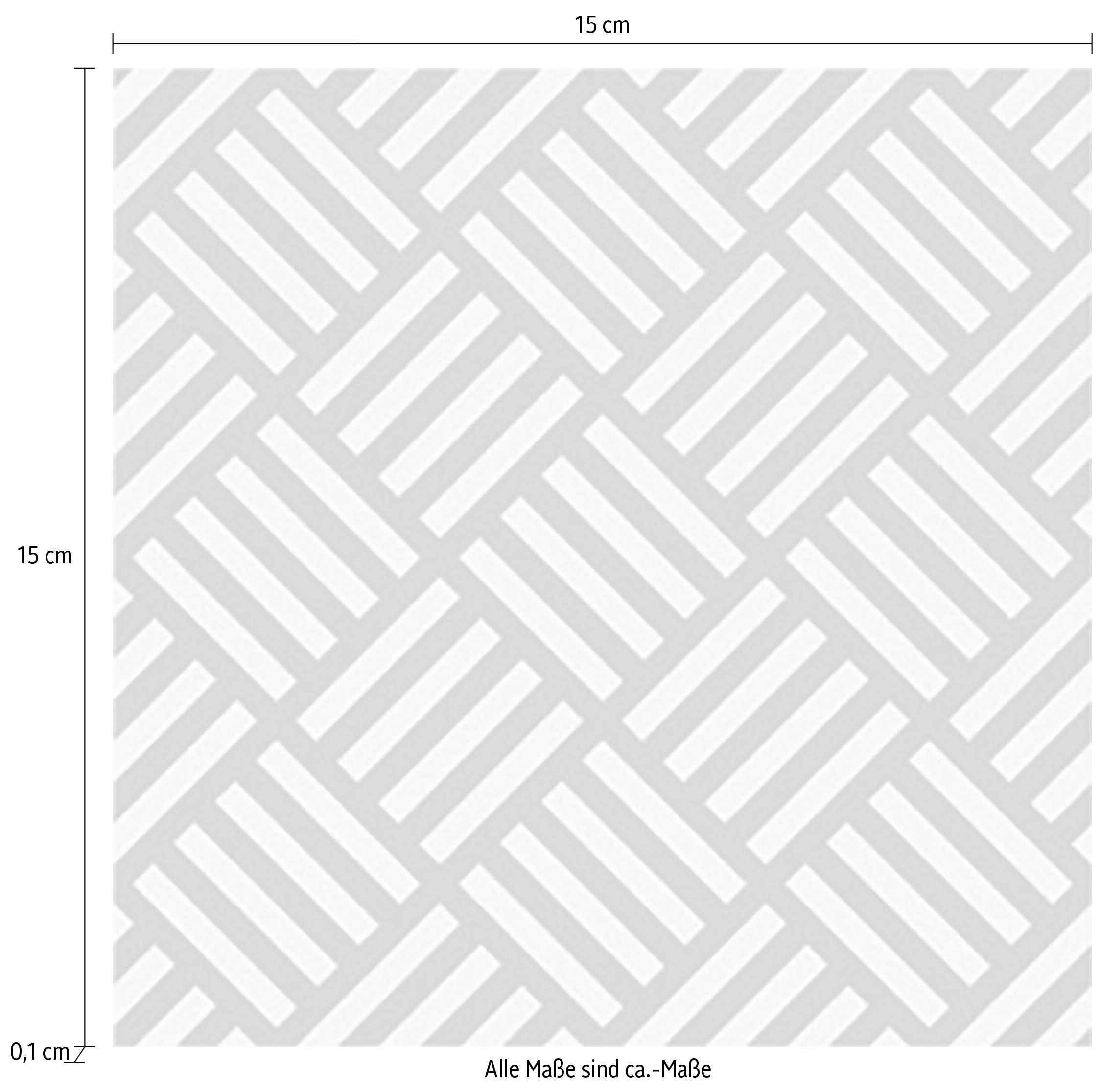 queence Autocollants pour carrelage »Streifen« Stickerfliesen, selbstklebend, Sticker, 12er Set