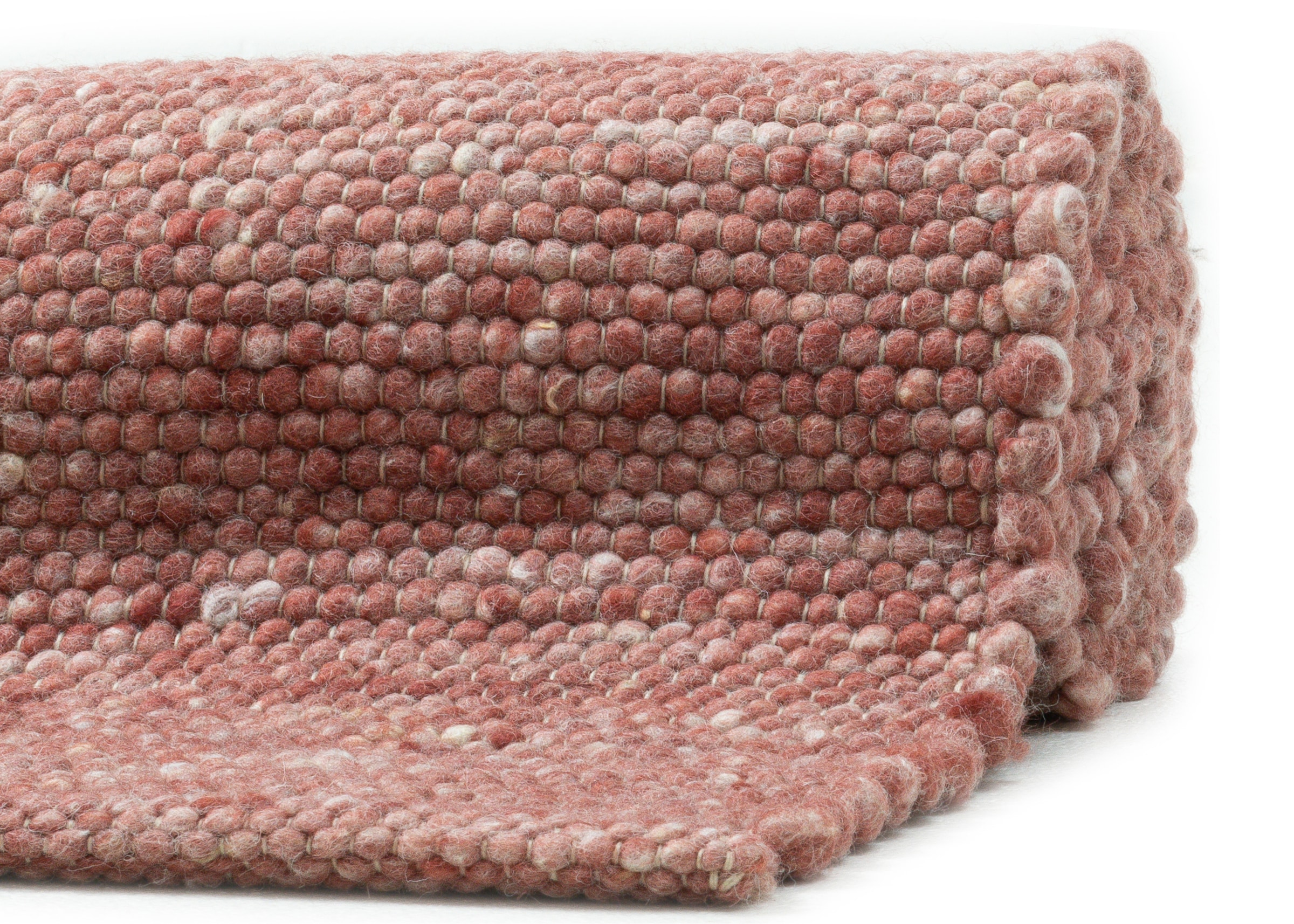 GOODproduct Tapis en laine »Pirker« Rectangulaire 12 mm Höhe Wendeteppich, meliert, reine Wolle, handgewebt, Scandi, Wohnzimmer