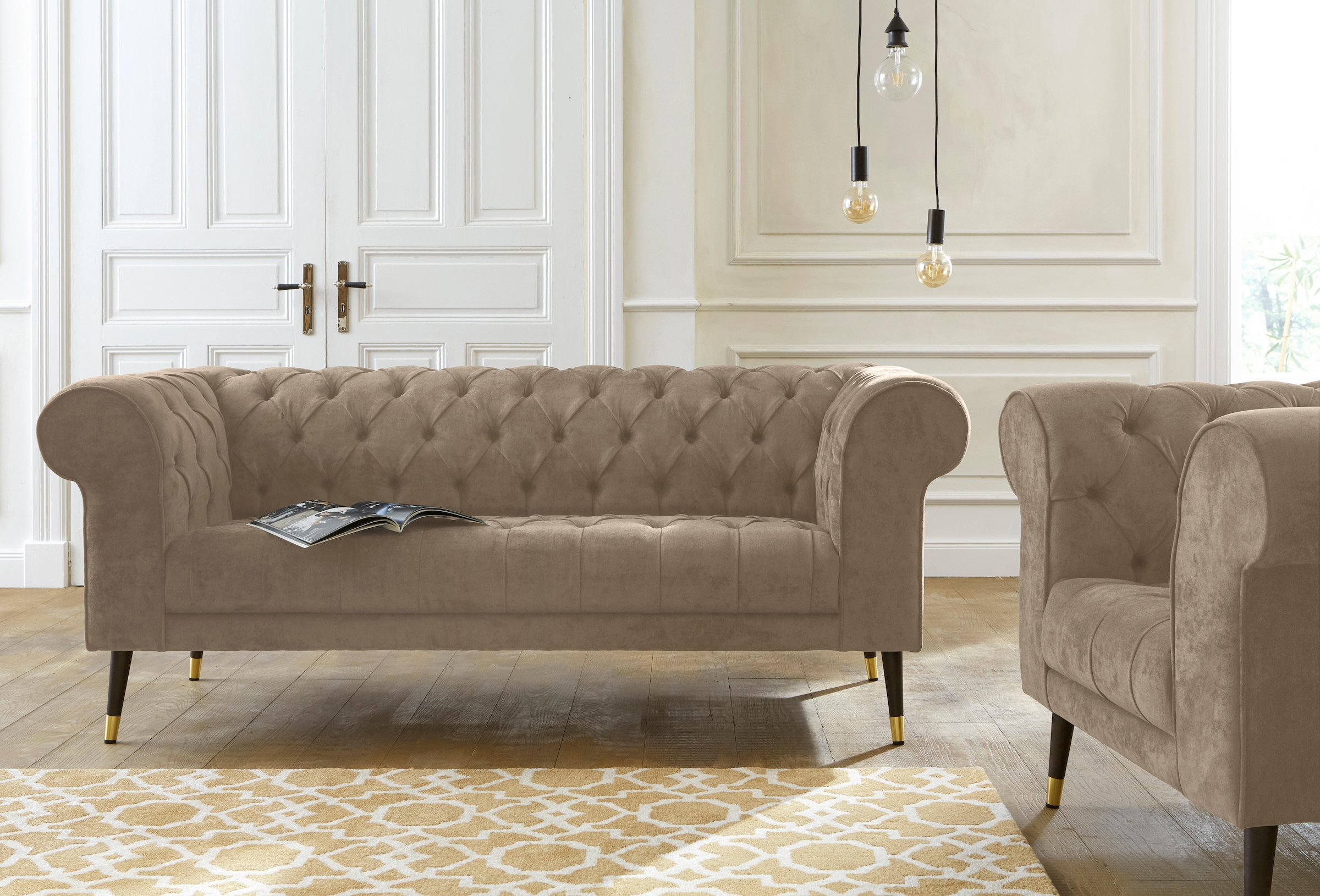 Home affaire Chesterfield-Sofa »Tinnum«