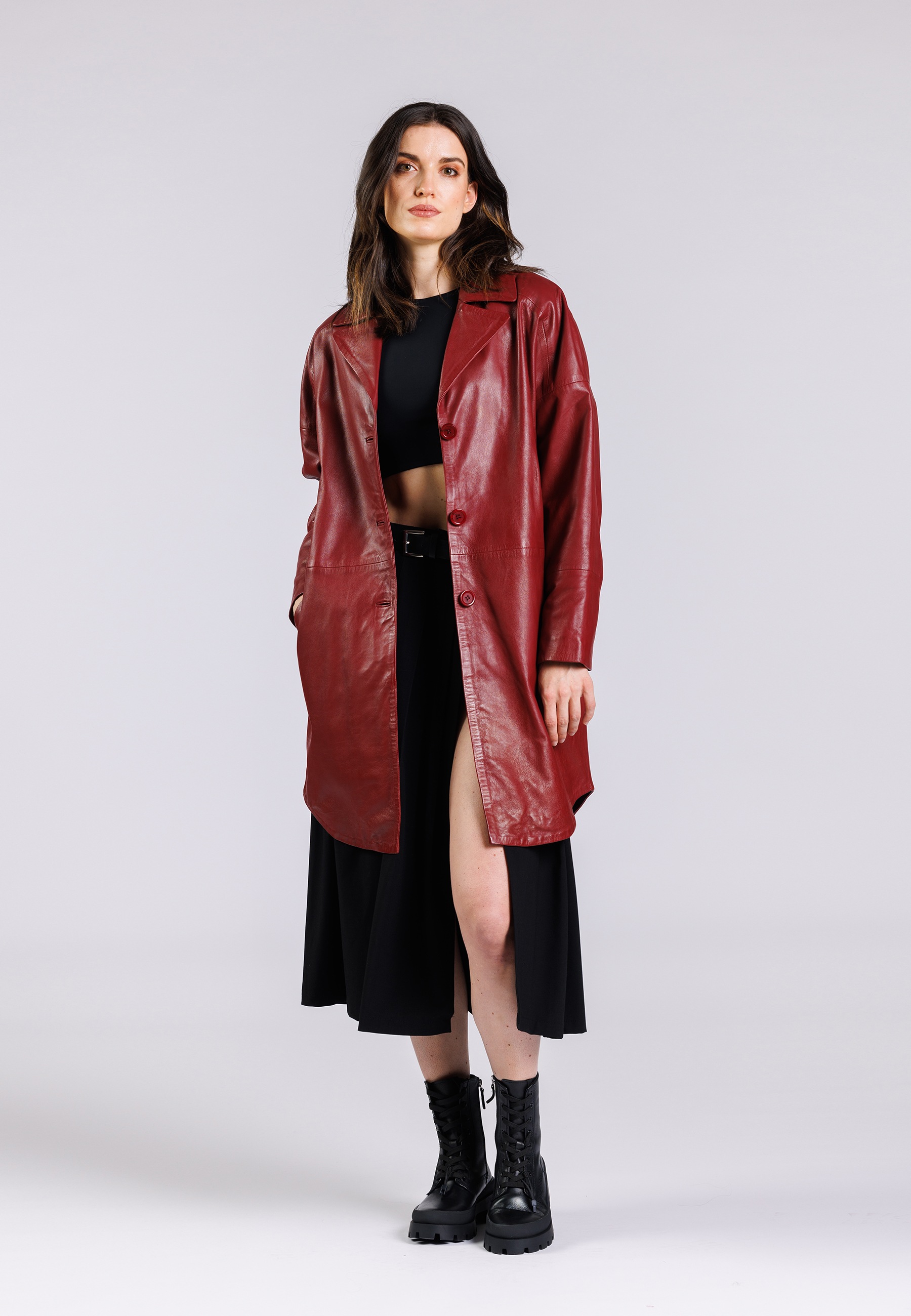 Freaky Nation Veste en cuir »As Well-FN«