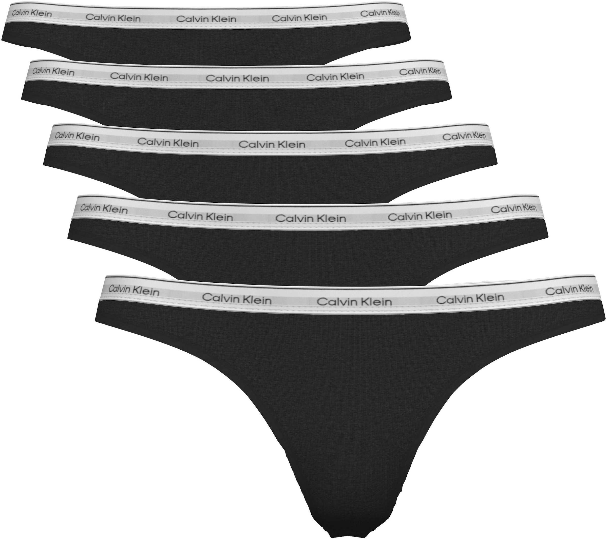 Calvin Klein Underwear Tanga »THONG 5 PK« Packung,  Körpernahe Passform