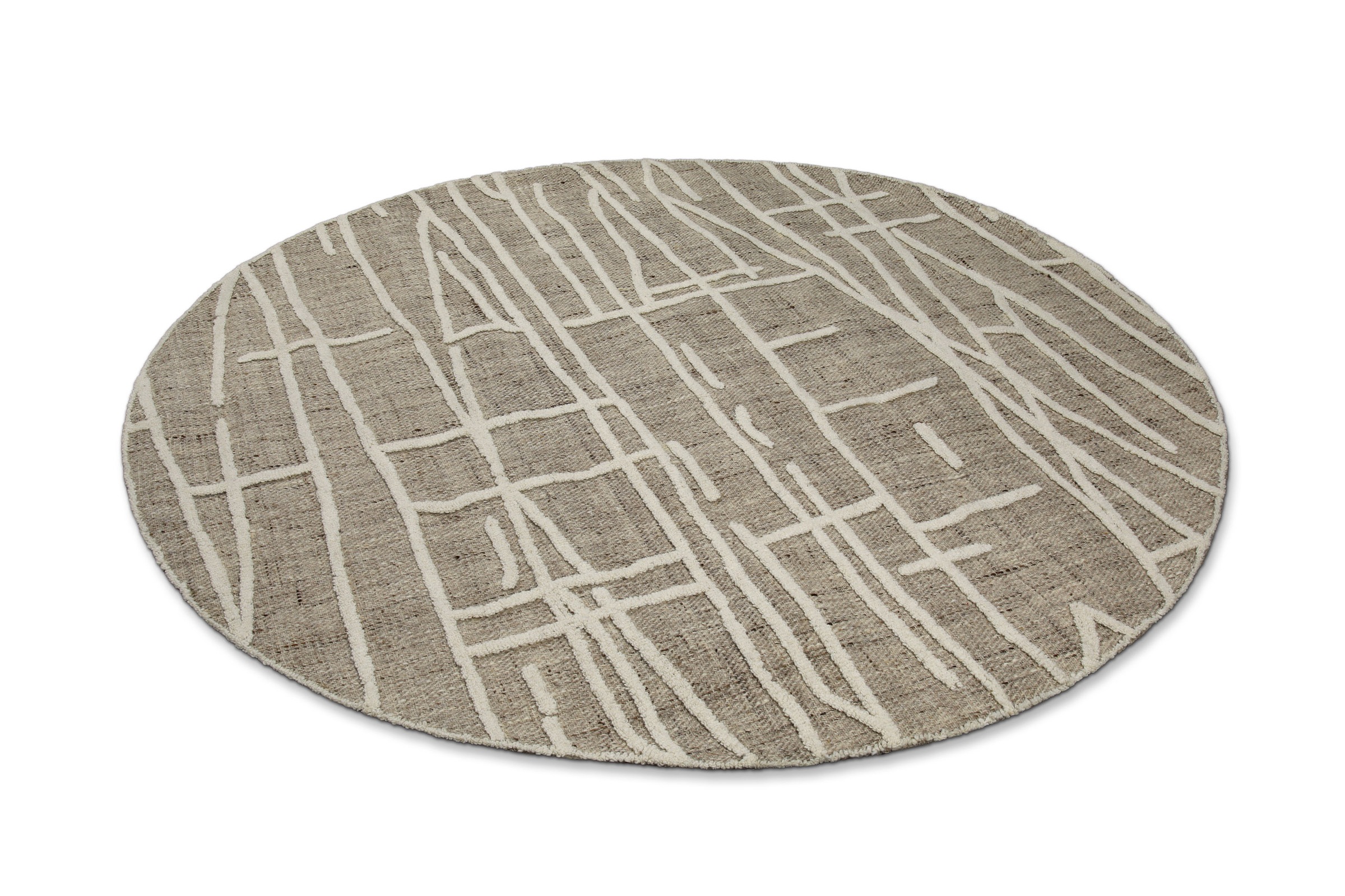 Wecon home Teppich »Hamptons TWENTYFIVE« rund 10 mm Höhe Kurzflor, Wohnzimmer, Schlafzimmer, elegant, robust, abstraktes Design