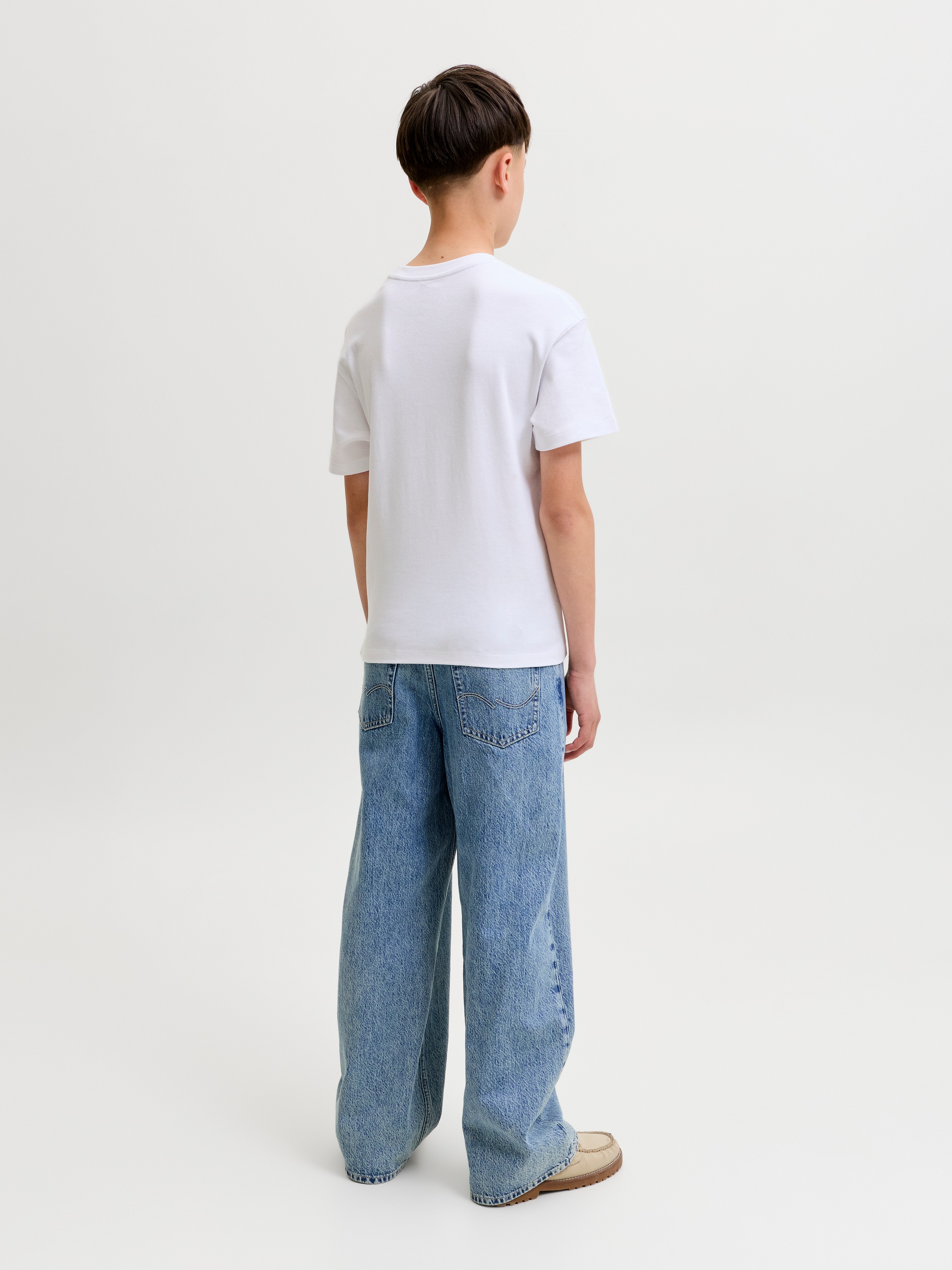 Jack & Jones Junior Weite Jeans »JJIDAVE JJORIGINAL ST 341 NOOS JNR« Baumwolle, weit