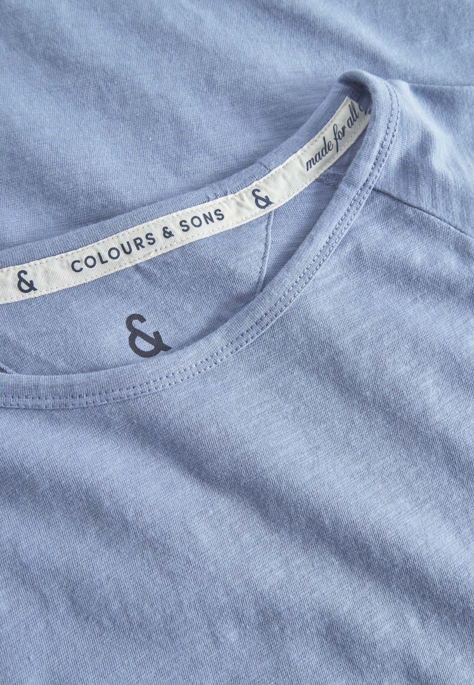 colours & sons Langarmshirt »colours & sons Langarmshirts Longsleeve - Slub«