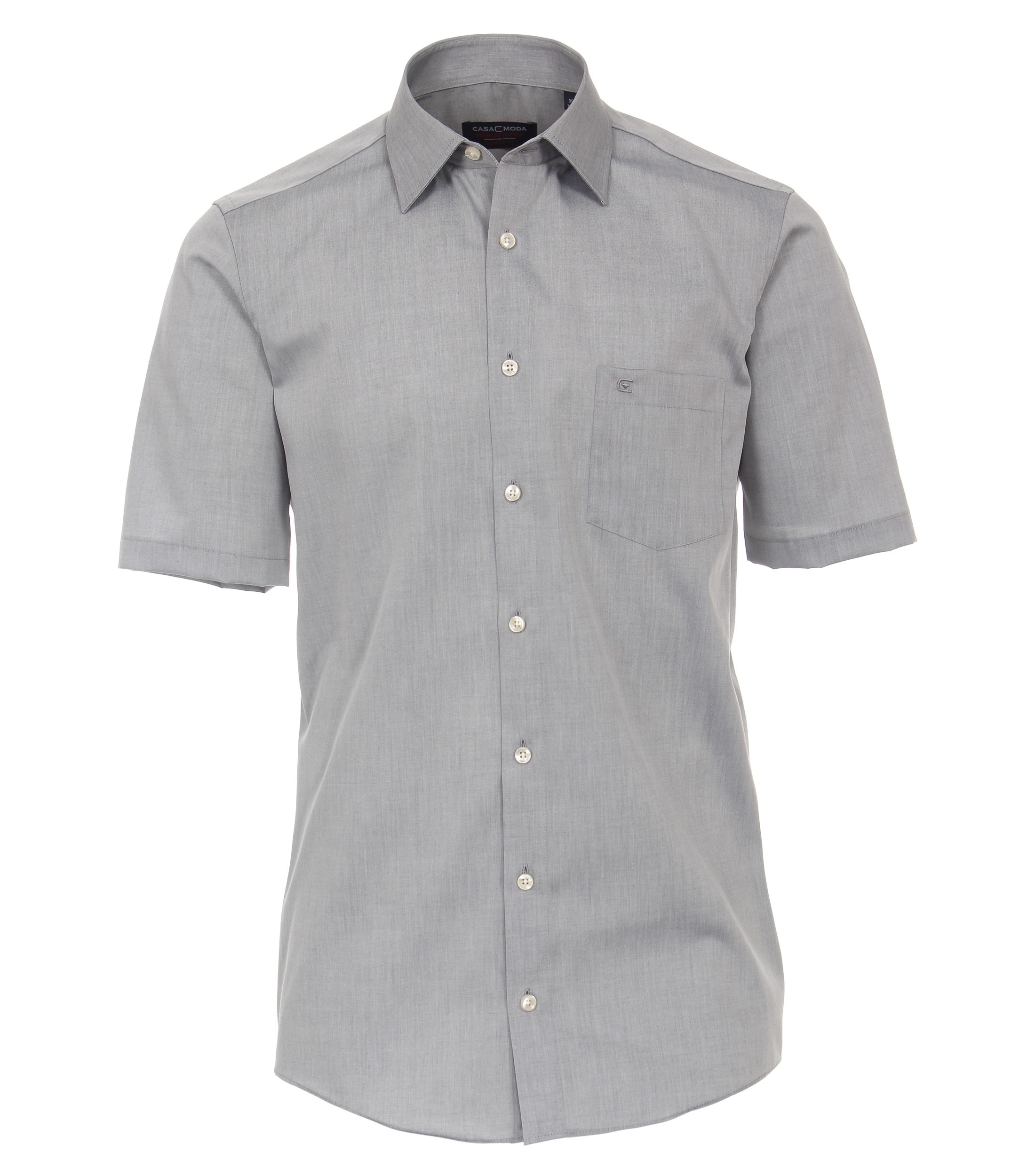 CASAMODA Chemise à manches courtes chemise business / col chemise avec patte de boutonnage / coton