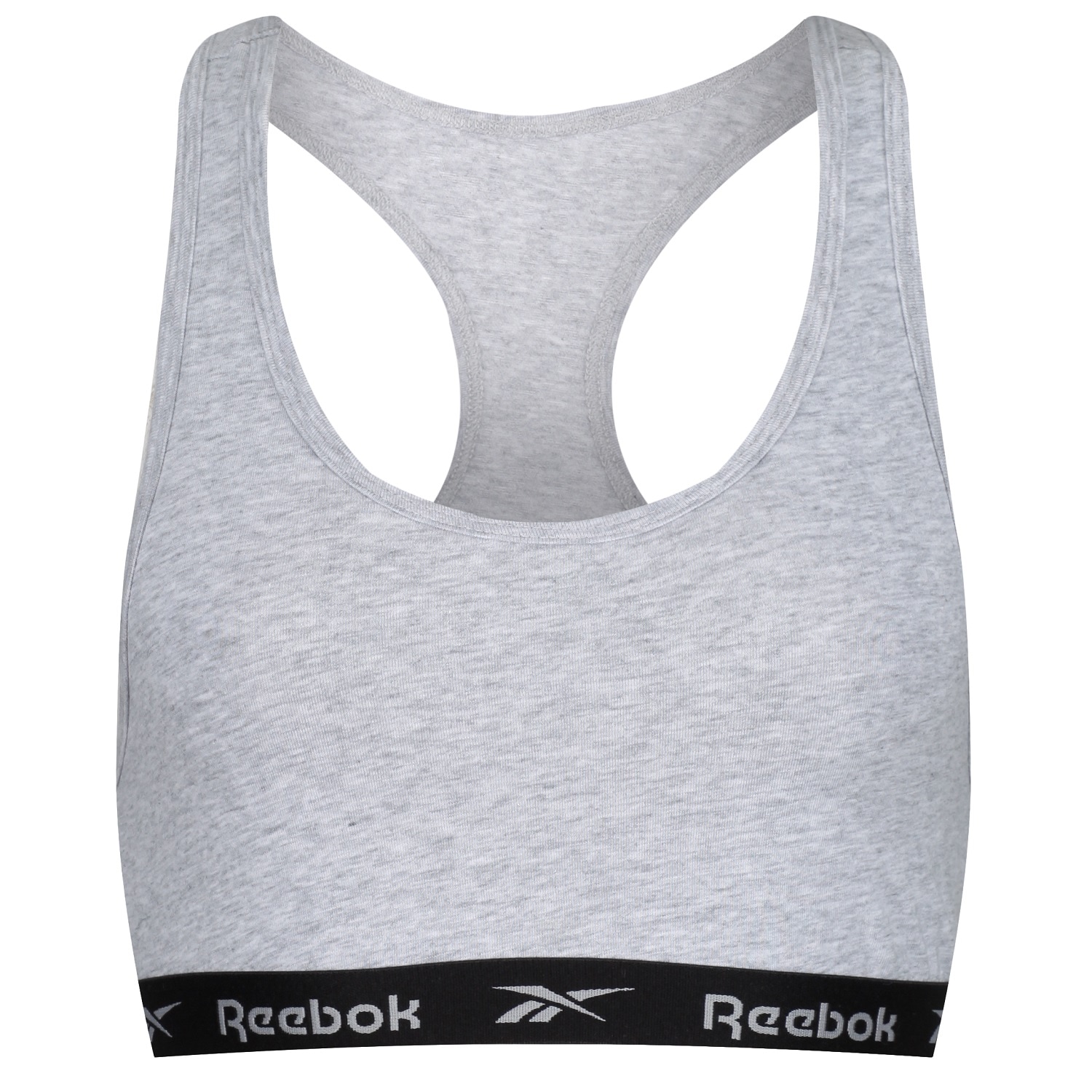 Reebok Bustier »FRANKIE« 2er-Pack,  breite Träger, ohne Verschluss, ohne Bügel, mit Logo, Baumwollmix