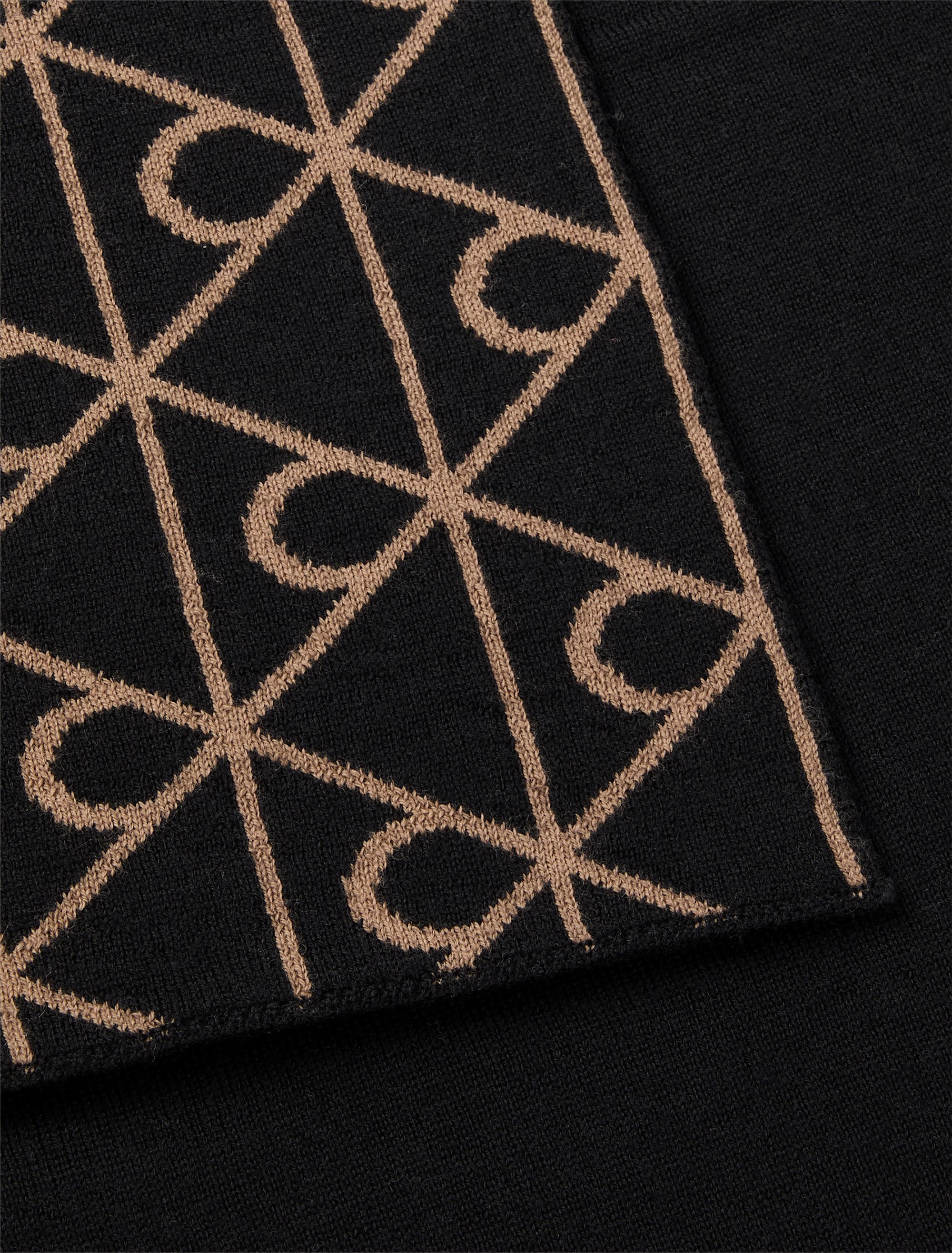 Calvin Klein Foulard de mode »EMBLEM ?REVERSIBLE WOOL HW SCARF« Perfekt für den Alltag