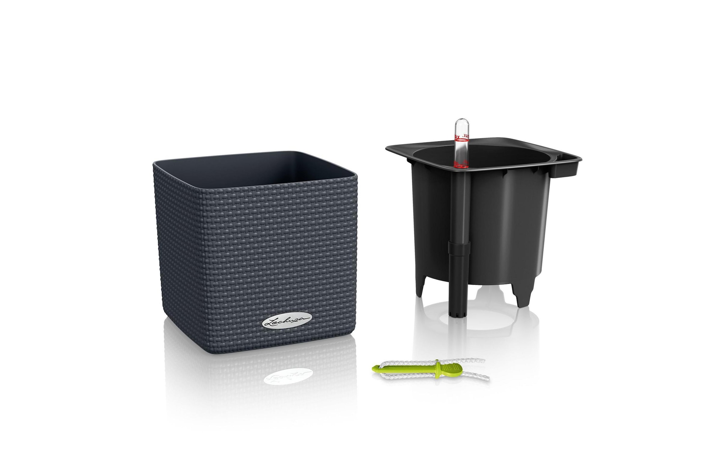   Blumentopf »Lechuza Cube Color 14 Grau«