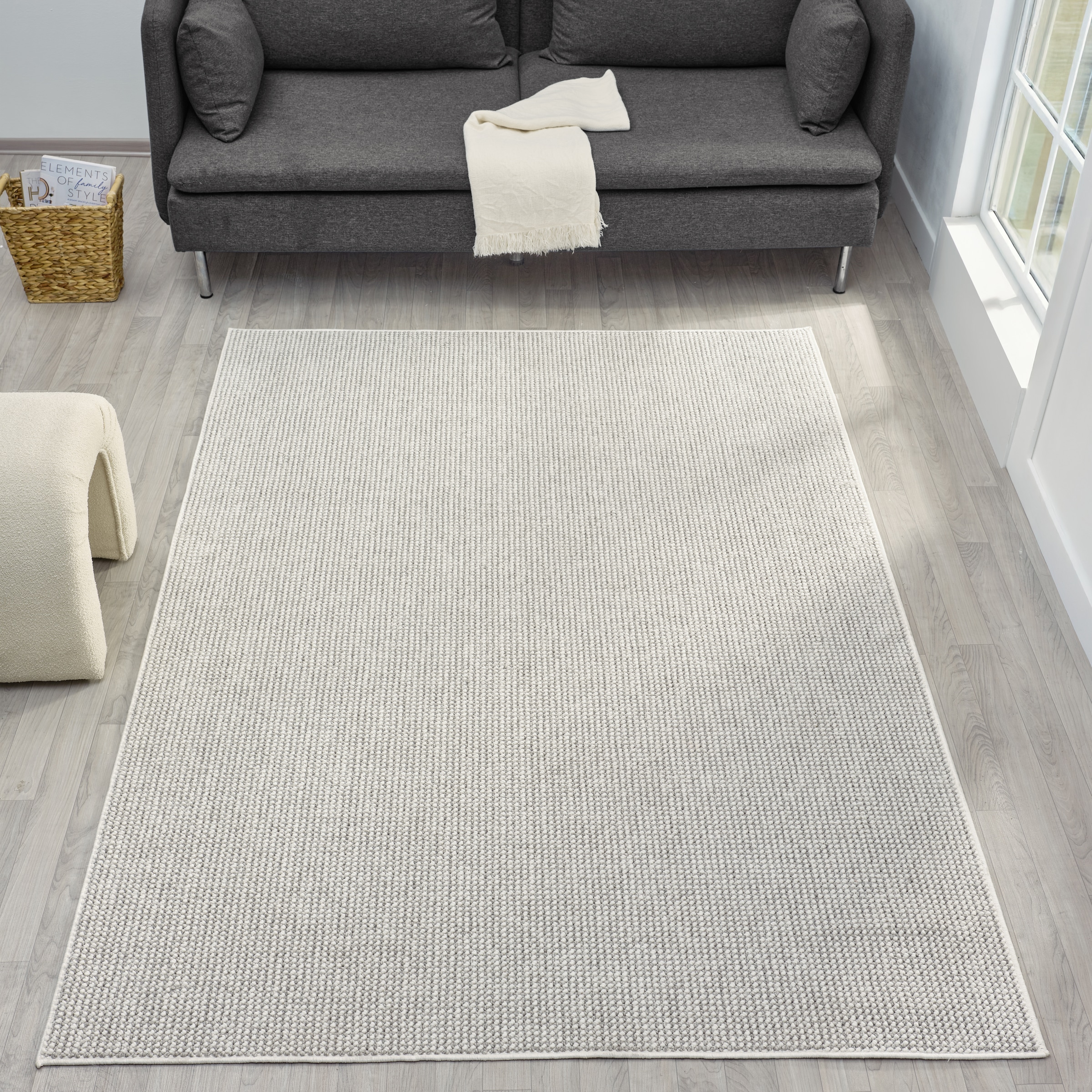 GOODproduct Tapis »Lilri, Woll-Look, Scandi« Rectangulaire 10 mm Höhe Wolloptik, Wohnzimmer, Schlafzimmer, Esszimmer