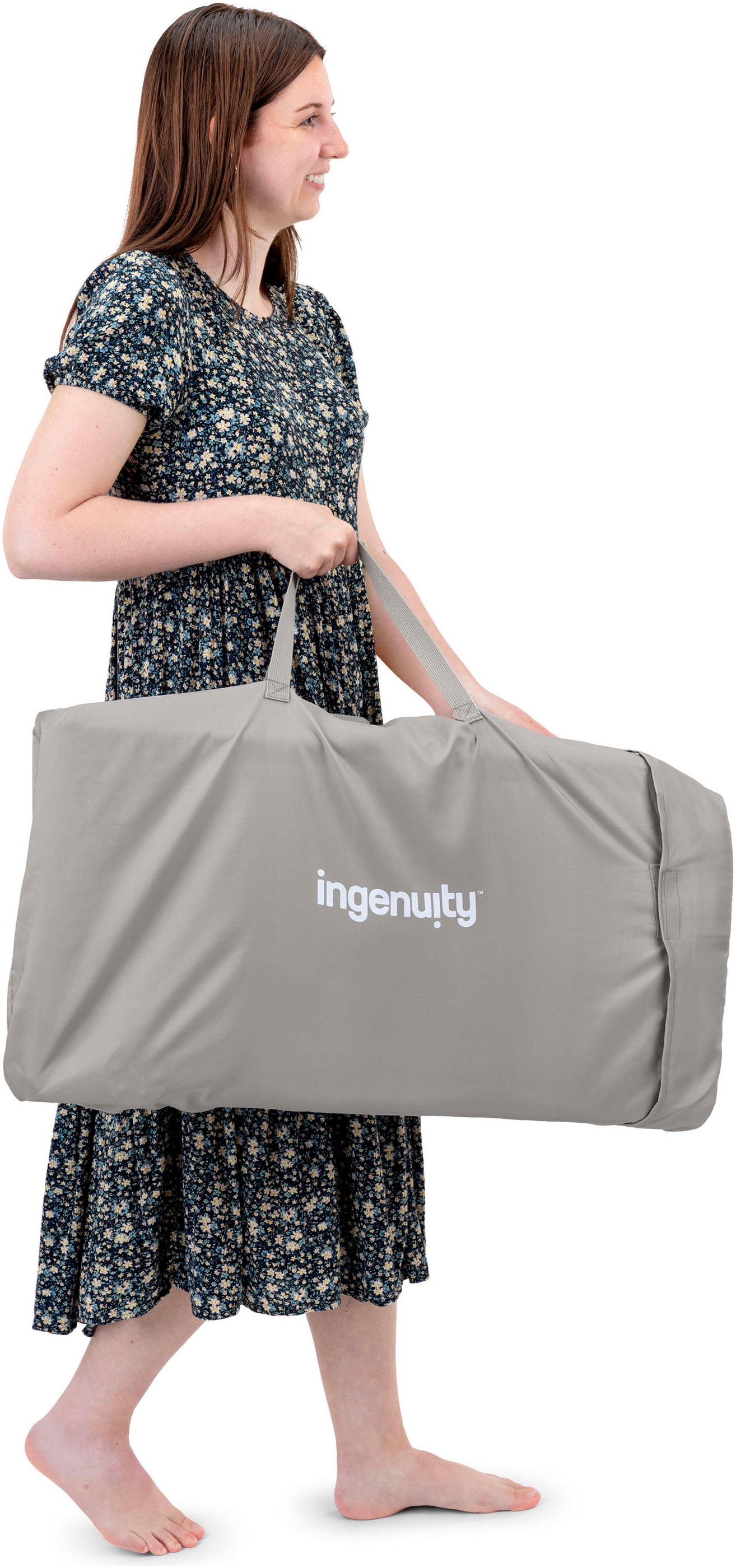 ingenuity Transat pour bébé »Keep InMotion Automatic Rocking Seat - Soulful Skies« mit Sound-Effekt