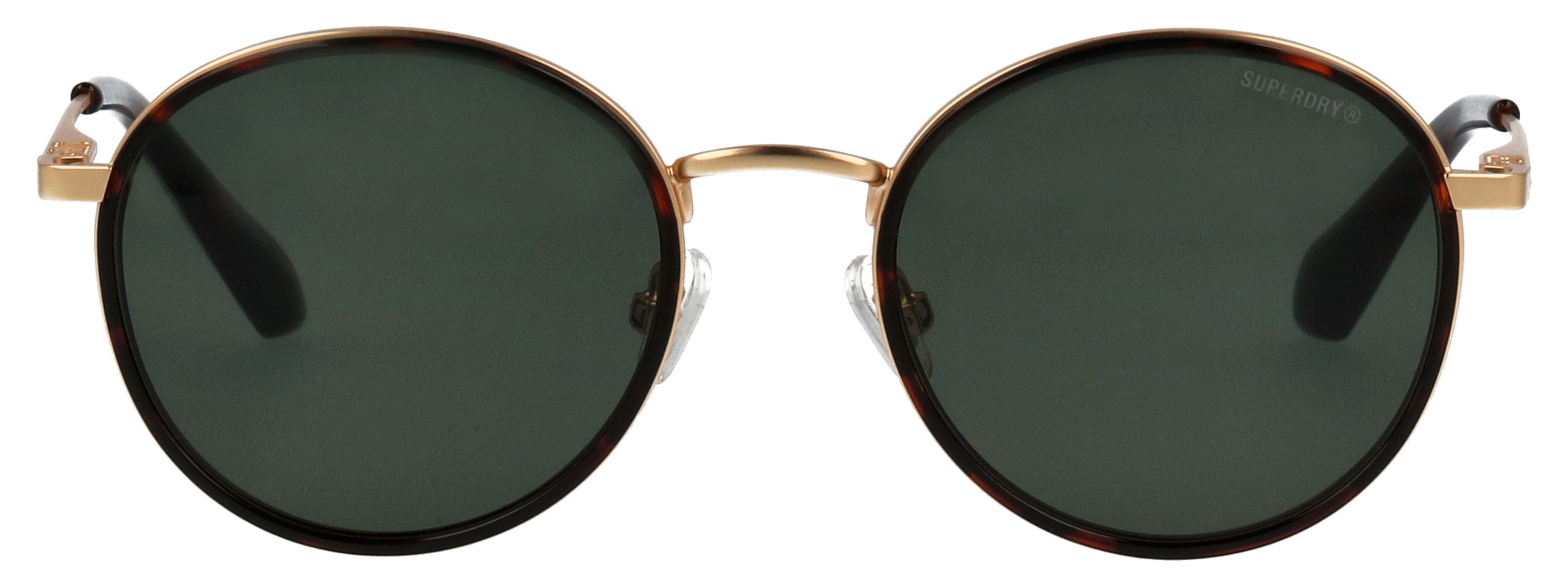 Superdry Lunettes de soleil »Modell 995063« forme ronde, logo sur la branche, monture combinée