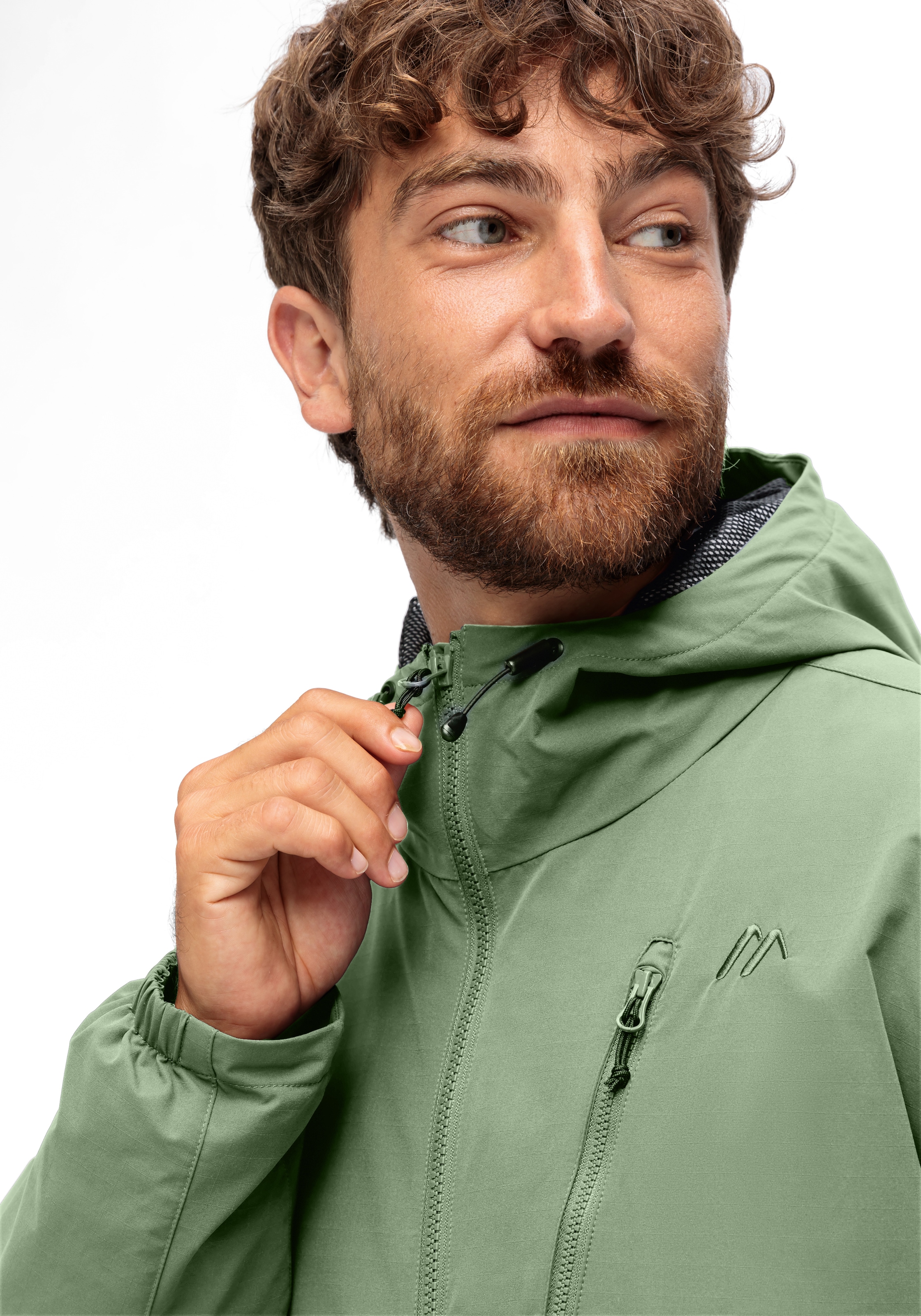 Maier Sports Outdoorjacke »ArorA Loop M« Herren Jacke wasserdicht, Funktionsjacke 3 Taschen aussen + Innentasche