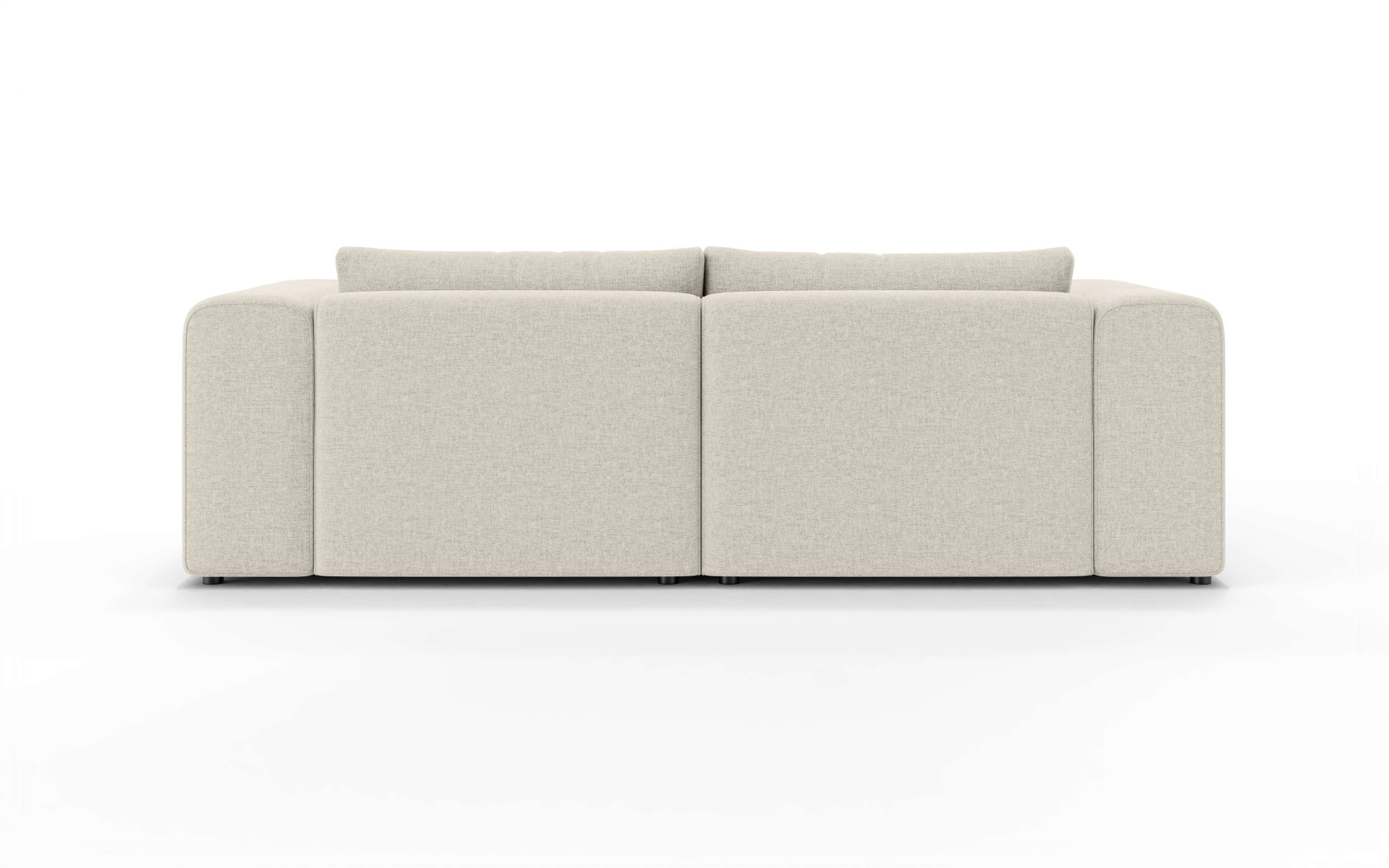 GOODproduct Canapé d'angle »TIARRA Design-Sofa mit Ottomane recht/links bestellbar, Breite 241 cm« L-Form mit hochelastischer Schaum und Wellenunterfederung