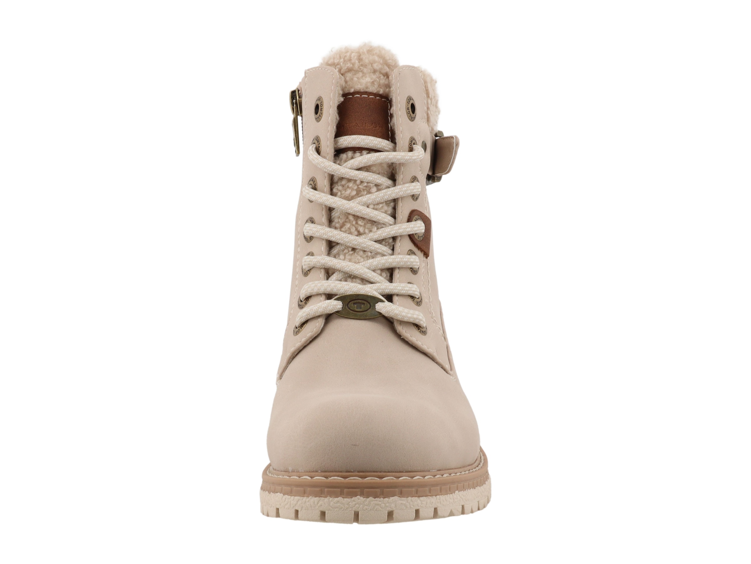 TOM TAILOR Bottes d'hiver  workerboots, chaussure de randonnée avec talon bloc