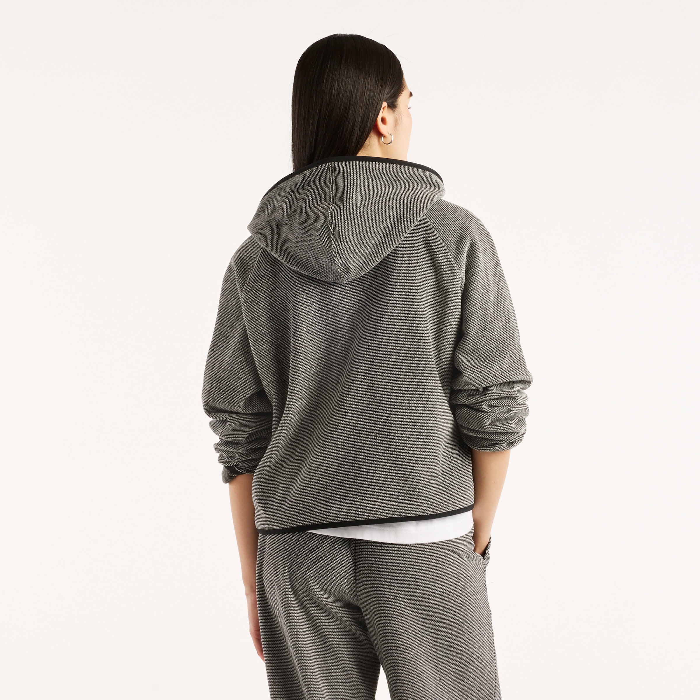 New Balance Veste d'entraînement »TEXTURED FLEECE FULL ZIP« für Erwachsene konzipiert, aus Polyester