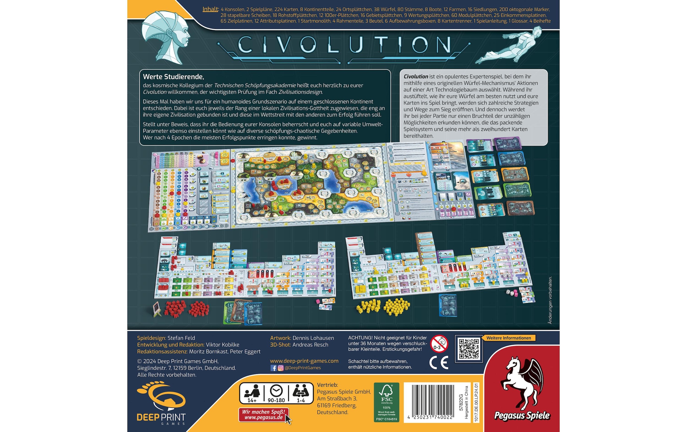 Pegasus Spiele Spiel »Spiele Expertenspiel Civolution -DE-«