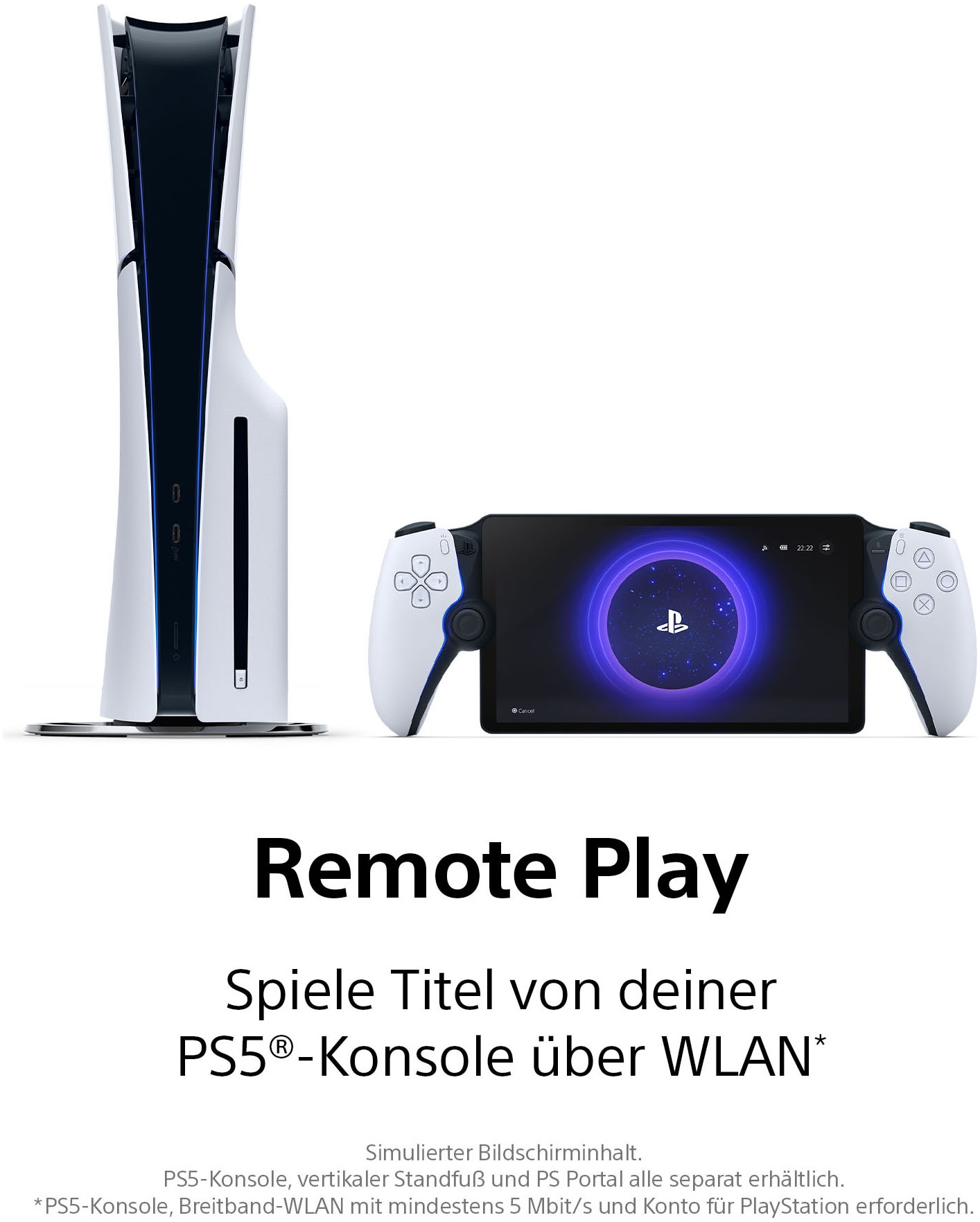 PlayStation 5 Console de jeu »Portal™ Remote-Player«
