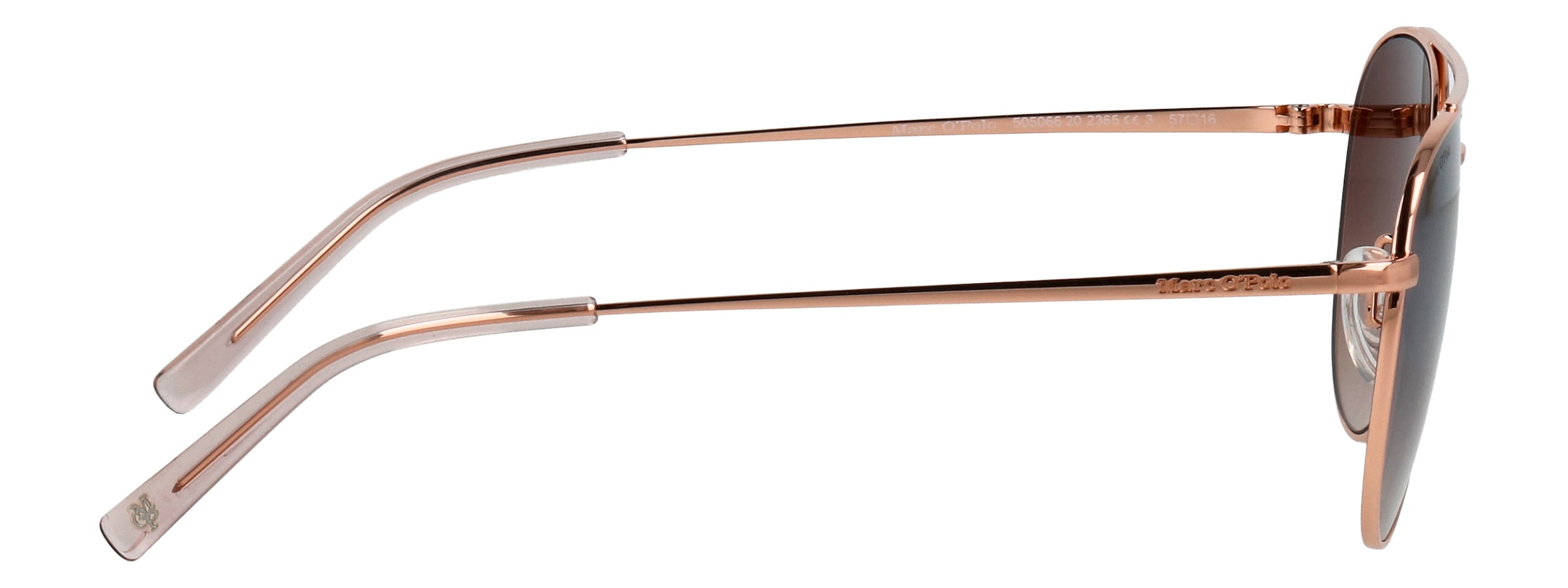 Marc O'Polo Lunettes d'aviateur »Modell 505066« Logoschriftzug auf dem Glas