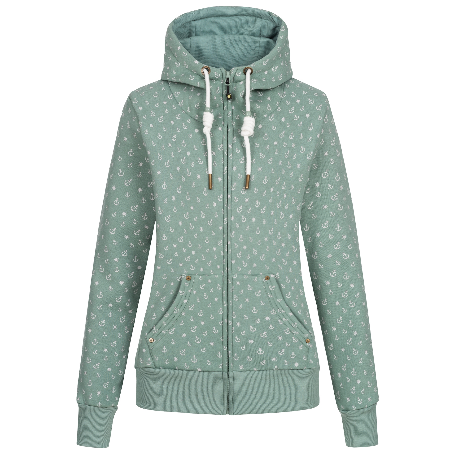 ankerglut Sweat à capuche »ANCHORAGE Women«, Coupe oversize décontractée
