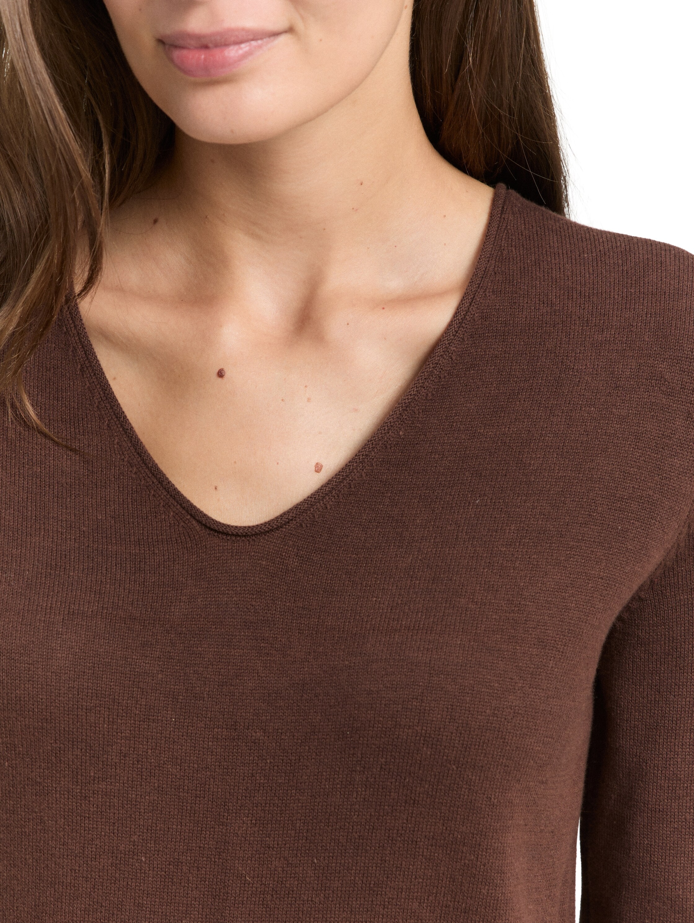 TOM TAILOR Pull col V mit V-Ausschnitt