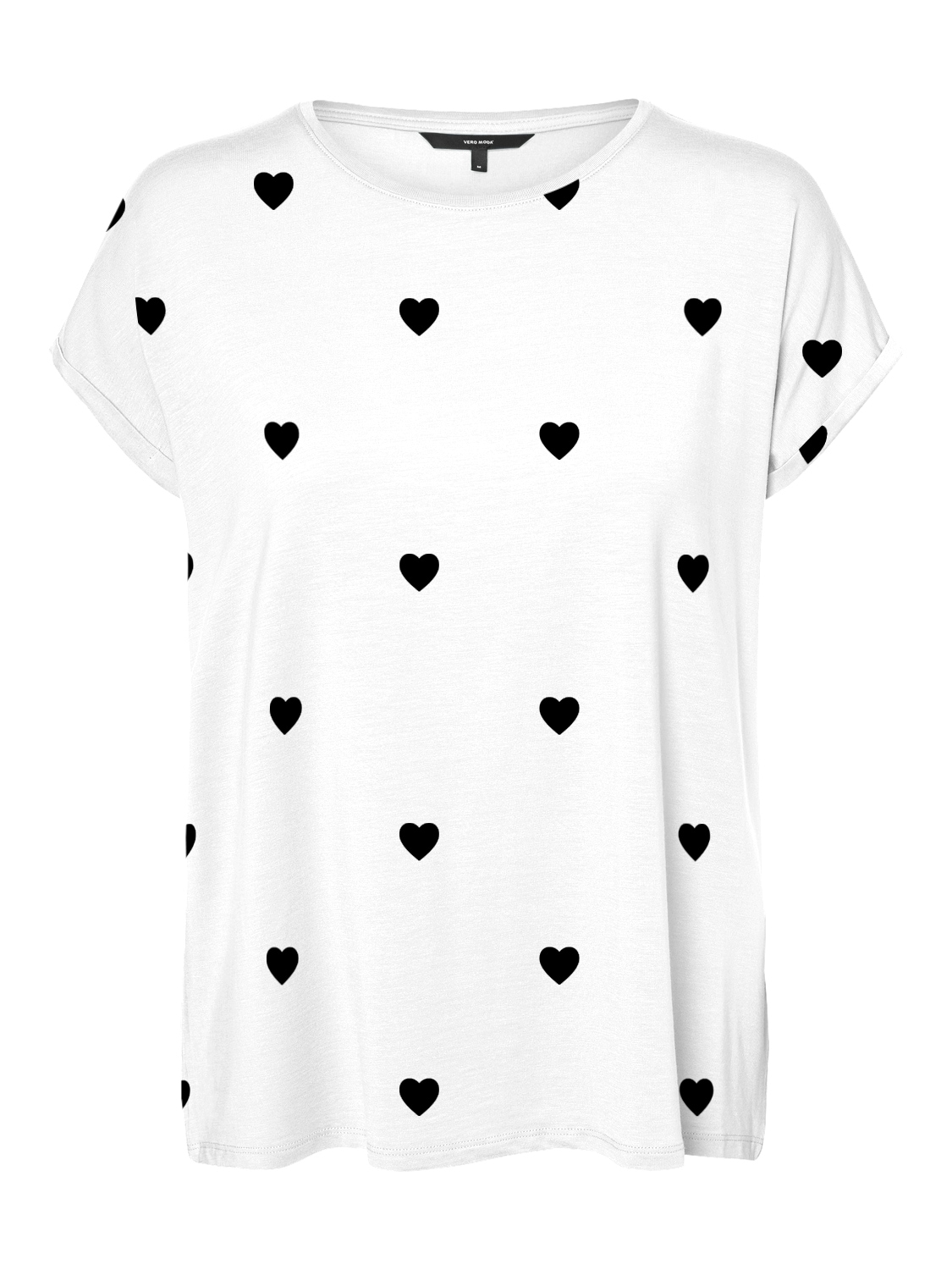 Vero Moda T-shirt à manches courtes »VMAVA SS TOP MULTI AOP NOOS« Materialmix, regular fit
