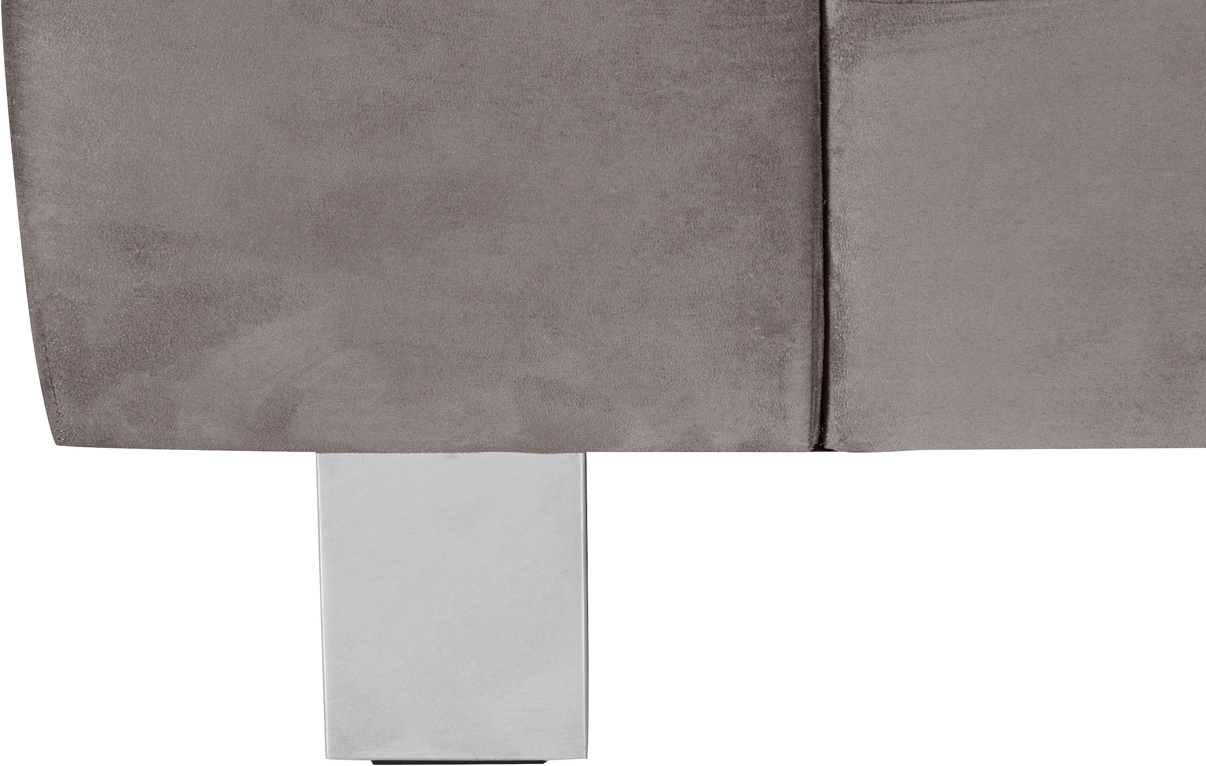 COTTA Ensemble rembourré »Komaris, B: 193 bzw. 100 cm« Set,  Set: 3er-Sofa & Hocker, mit Kopfteilverstellung