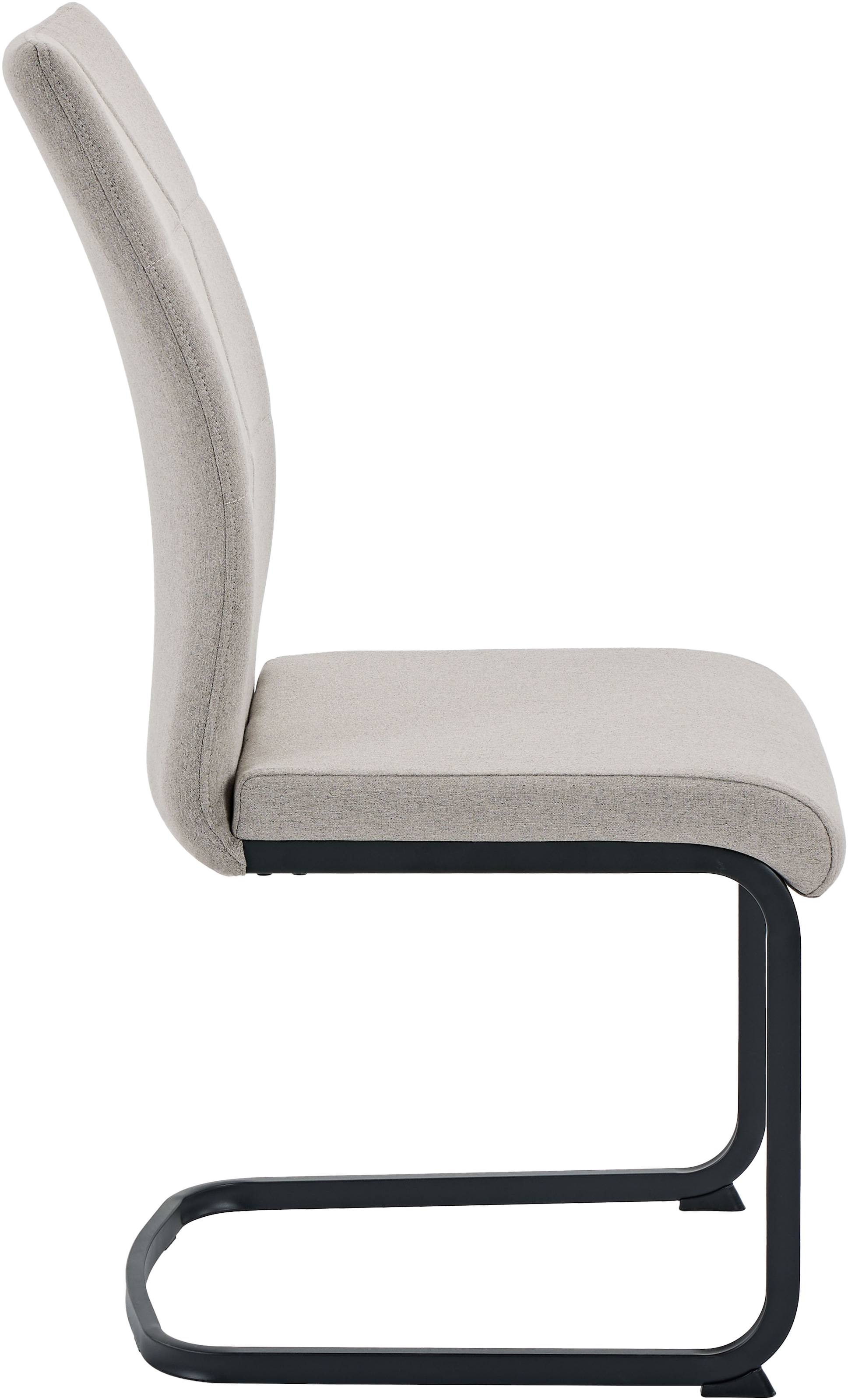 HELA Chaise cantilever »TURIN« (Ensemble) 2 cuisfauteuil à bascule, structure en tube carré, rembourré, waterfree productions